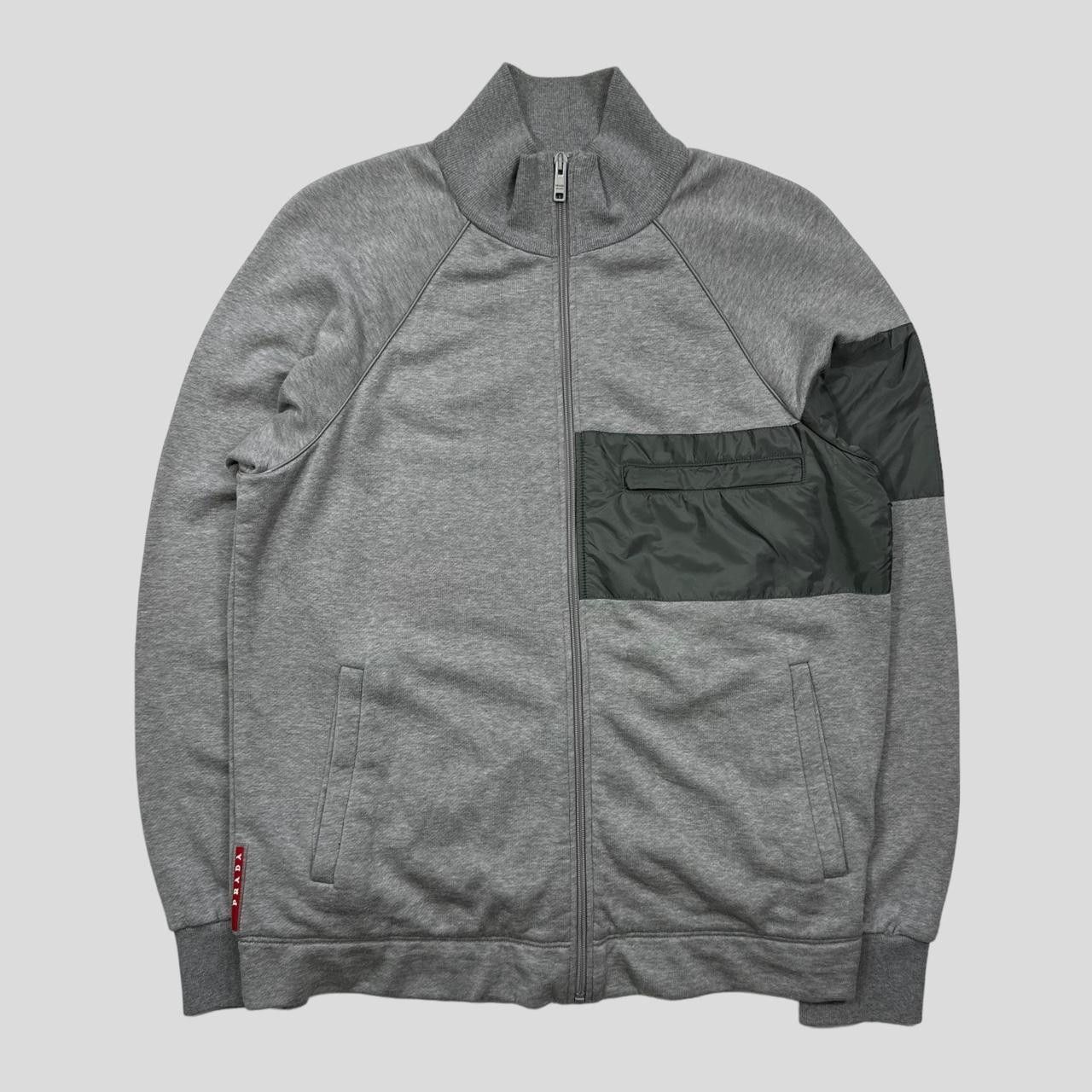 Prada Prada Milano 2017 Nylon Panelled Cotton Track Jacket - M/L Size US L / EU 52-54 / 3 - 1 Thumbnail