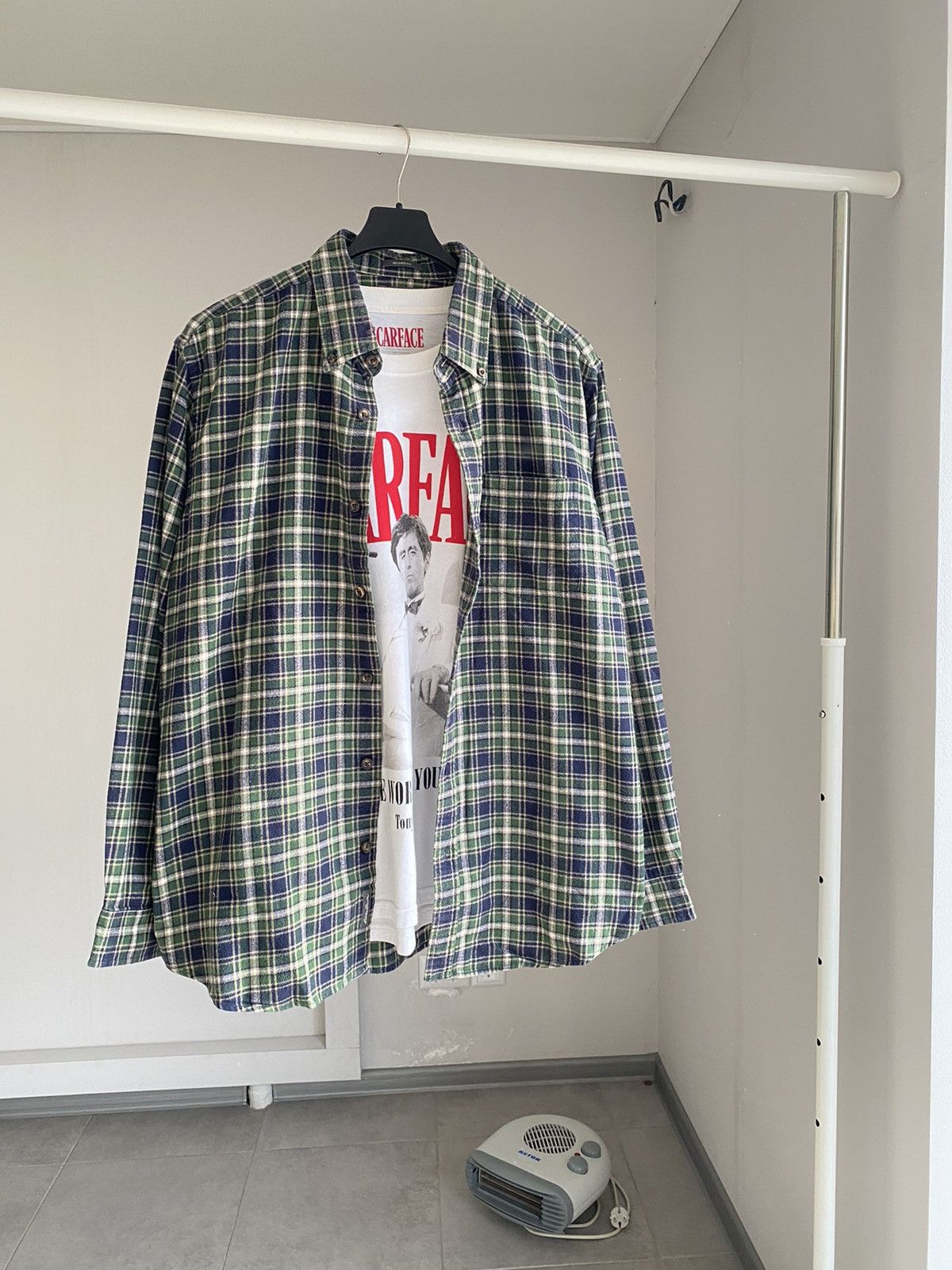 Flannel Vintage Flannel Checkered Shirt Size US M / EU 48-50 / 2 - 1 Thumbnail