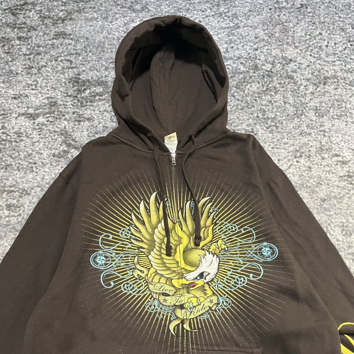 Split Vintage Y2K Split Skateboards Grunge Skater Zip Up Hoodie Size US M / EU 48-50 / 2 - 5 Thumbnail