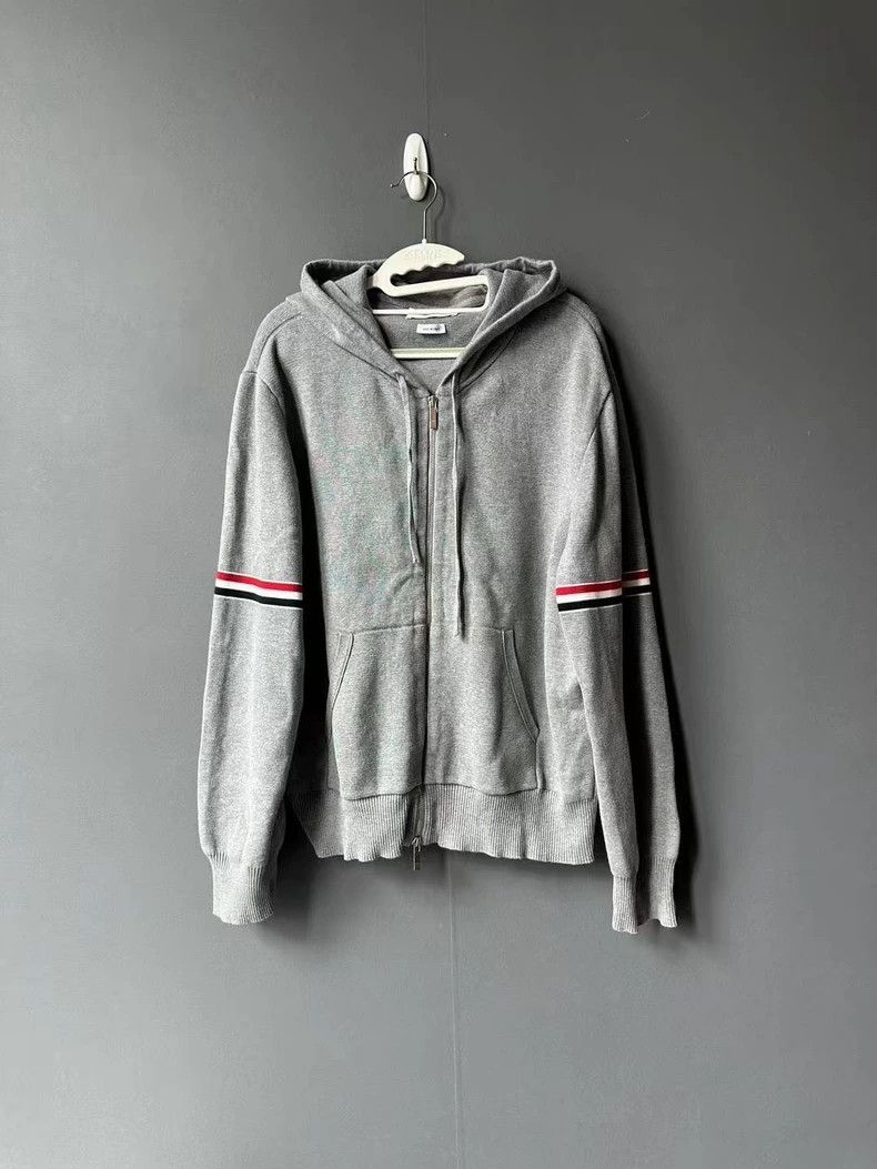 Thom Browne Thom Browne Knitted jacket with double sleeves Size US XXL / EU 58 / 5 - 1 Thumbnail