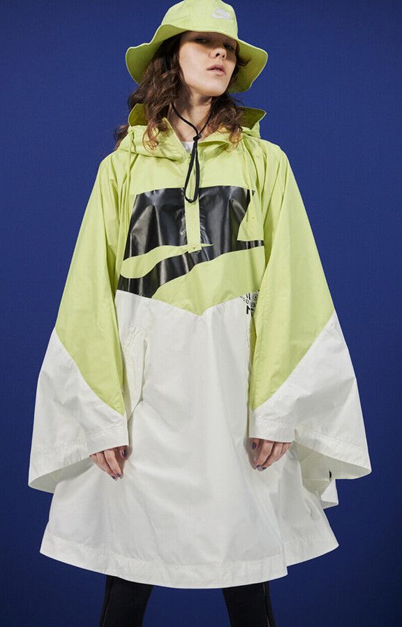 Avant Garde Nike Outdoor Life Nike Sportswear Windrunner Shield Pistache Woven Poncho Grailed