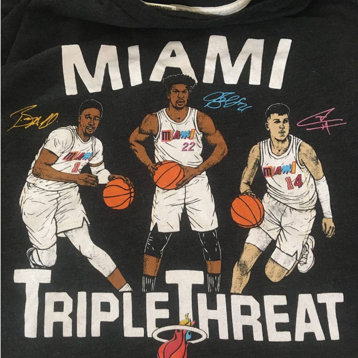 Homage Miami Triple Threat, Butler, Adebayo, Herro, Homage XL Gray Size US XL / EU 56 / 4 - 5 Thumbnail