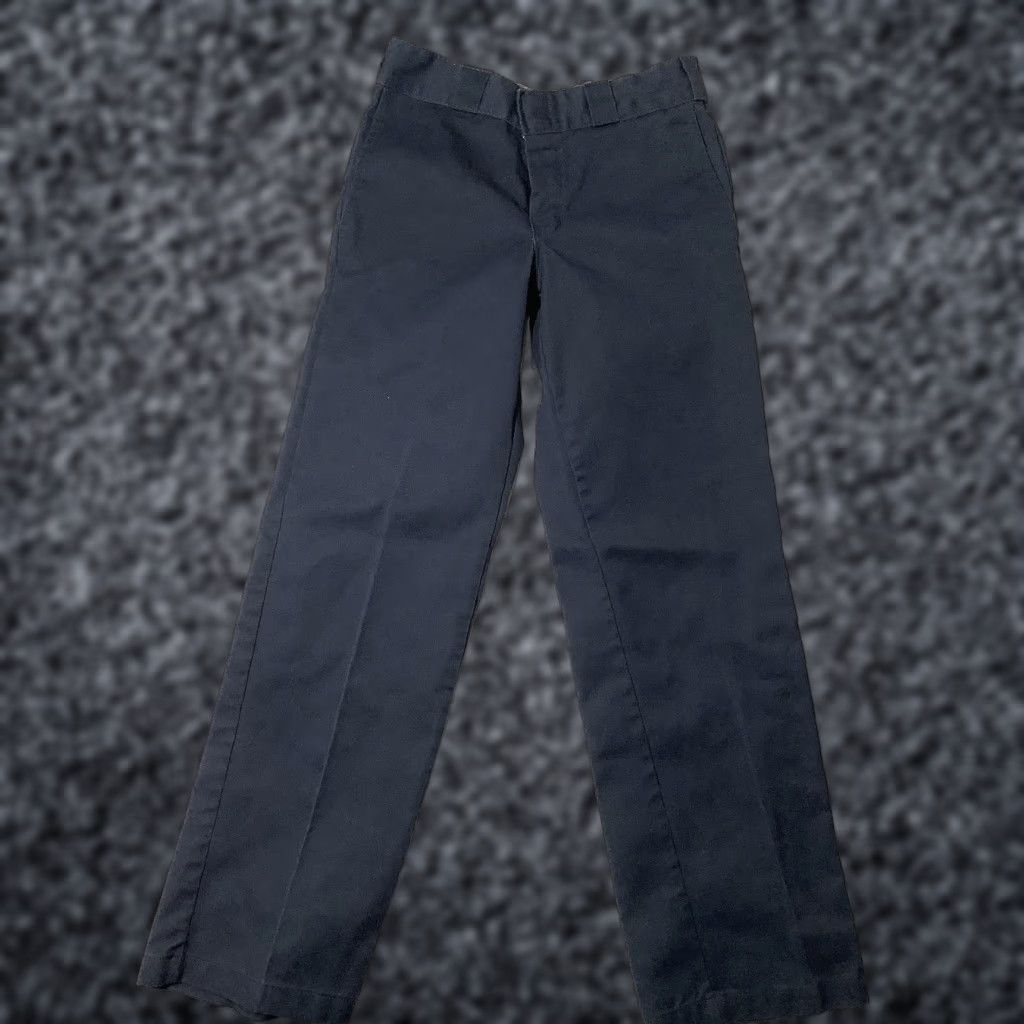Dickies Dickies 874 Original Fit Work Pants Mens 28x30 Navy Straight Leg Twill 874DN Size US 28 / EU 44 - 1 Thumbnail