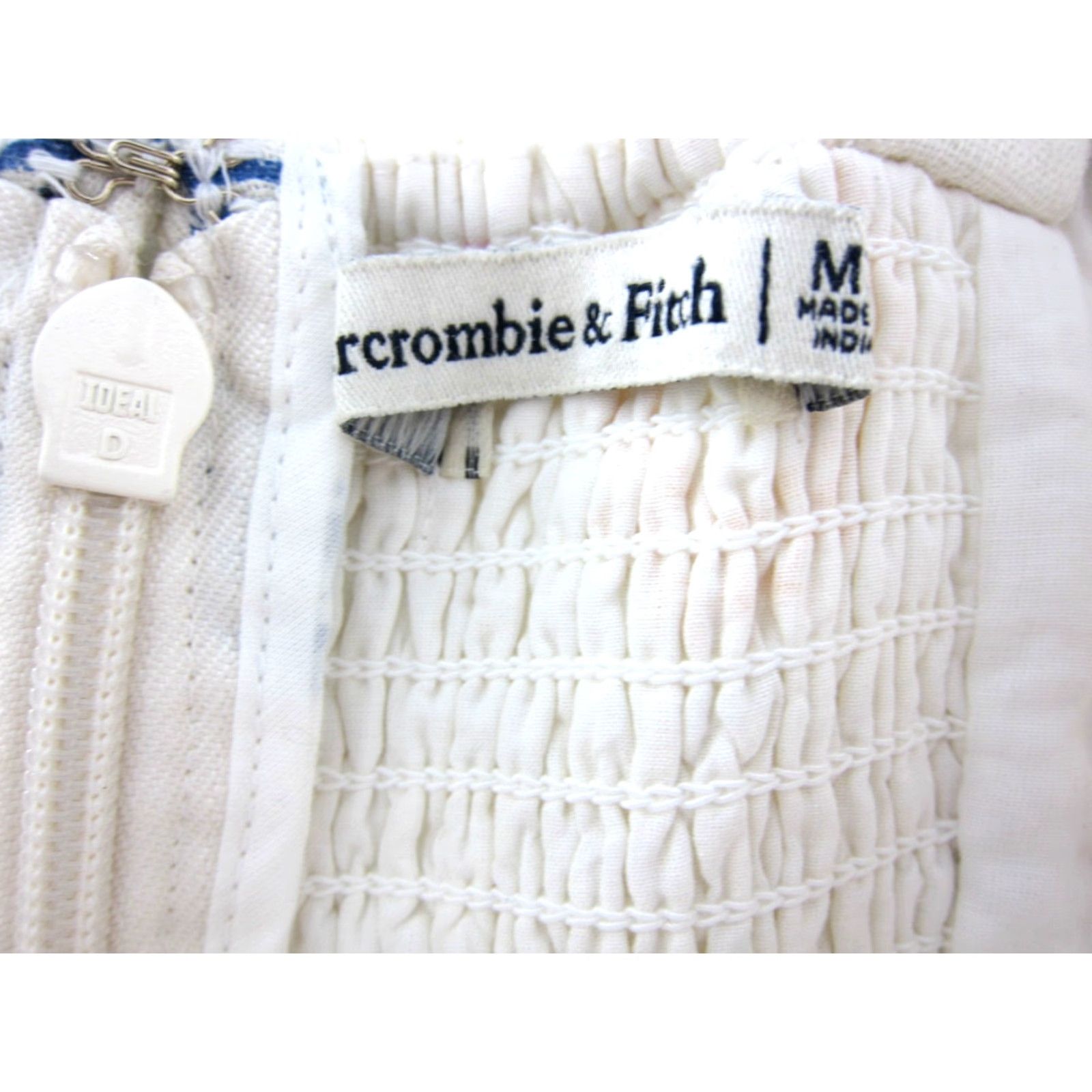 Abercrombie & Fitch Abercrombie & Fitch Linen Cotton Ivory Lobster Dinner Shorts Lined MT Dress Women Vintage No Size 32" / US 10 / IT 46 - 3 Thumbnail