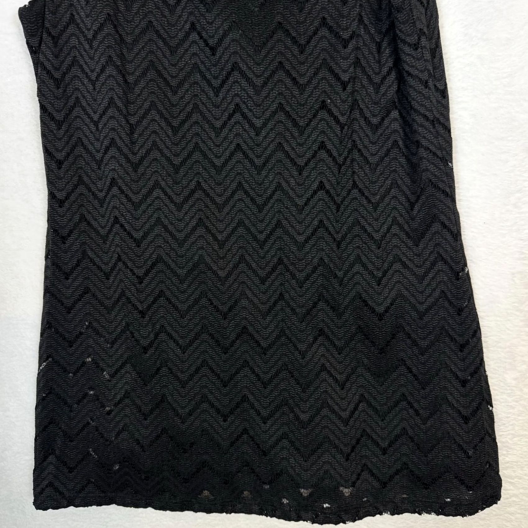 Banana Republic VINTAGE Banana Republic Black Geometric Sleeveless Mini Dress XS - Excellent W 209 Size XS / US 0-2 / IT 36-38 - 3 Thumbnail