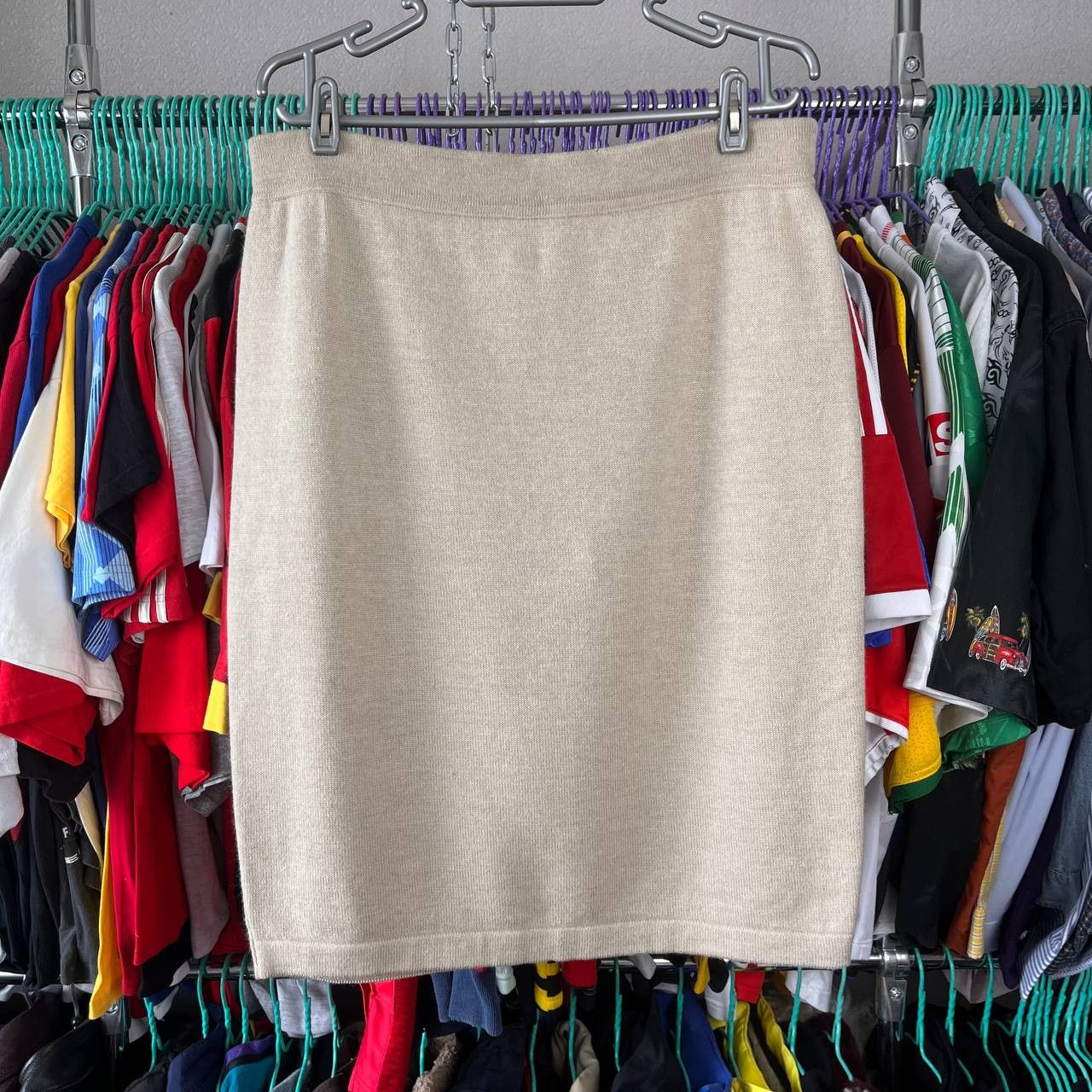 Escada ESCADA by Margaretha Ley Wool Brown Pencil Skirt Germany Size 28" / US 6 / IT 42 - 1 Thumbnail