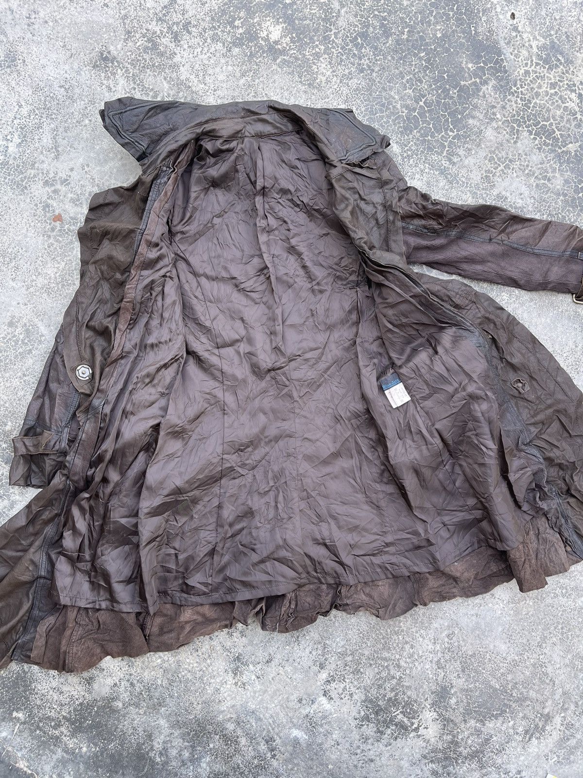 If Six Was Nine Blue Jam sheep leather Bondage L.G.B style Jacket Size S / US 4 / IT 40 - 7 Thumbnail