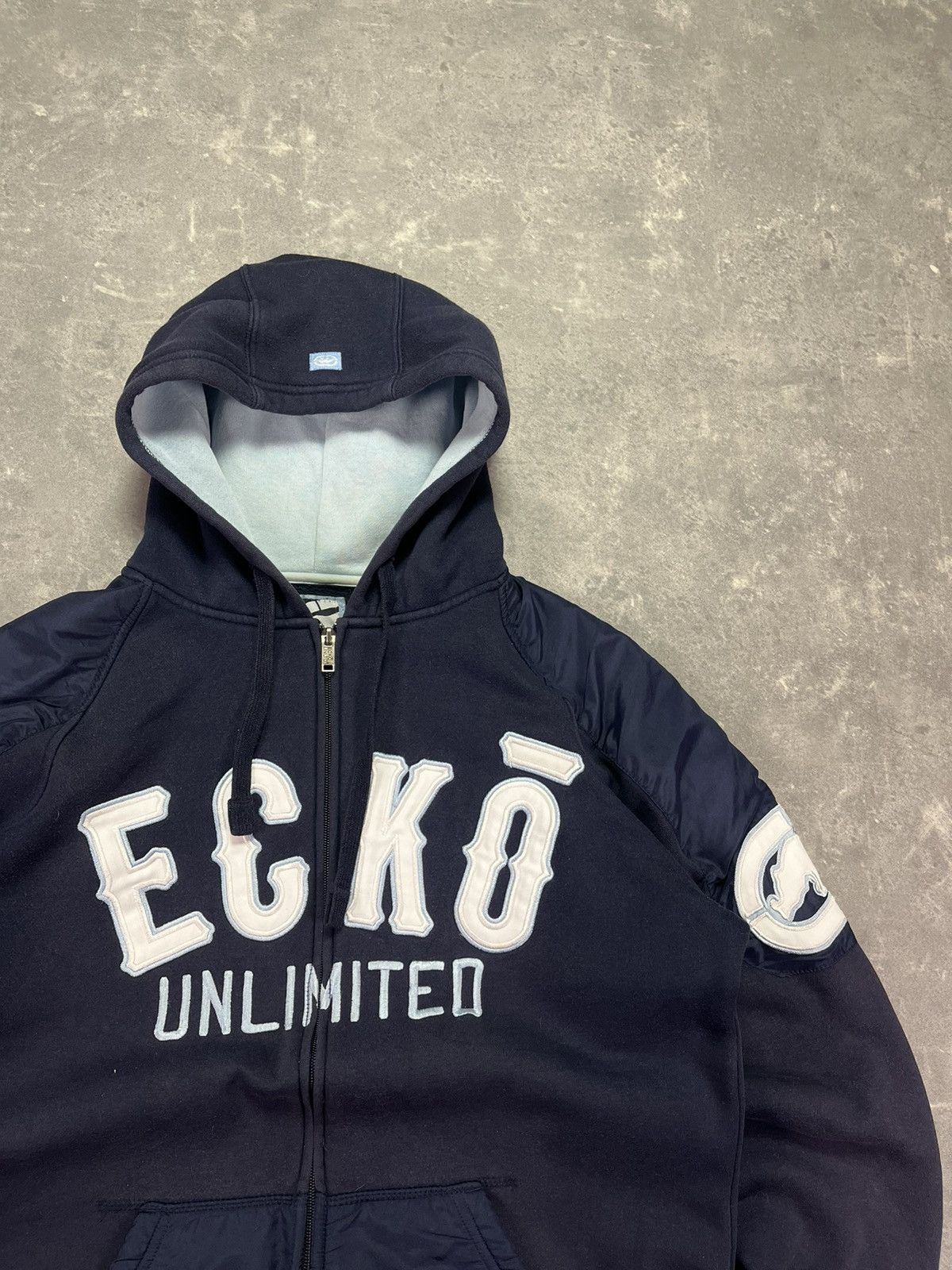 Ecko Unltd. Ecko Unltd. Vintage Zip Hoodie Big Logo Center Spellout M L Size US M / EU 48-50 / 2 - 5 Thumbnail
