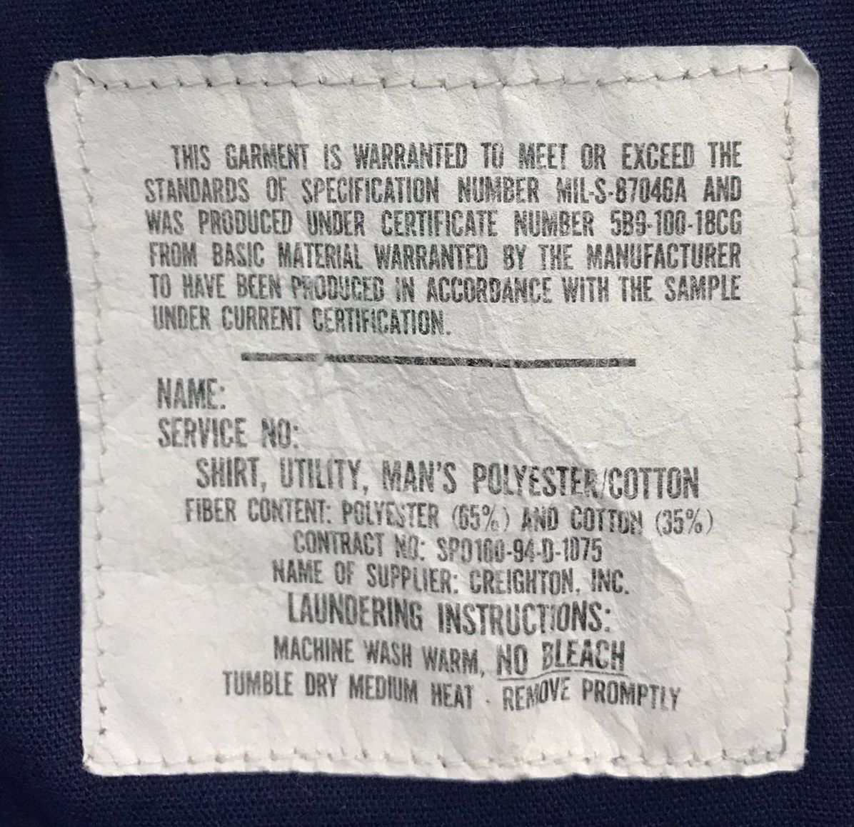 Vintage Vintage Made Expressly For U.S. Coast Guard Shirt Button Ups Size US L / EU 52-54 / 3 - 12 Thumbnail