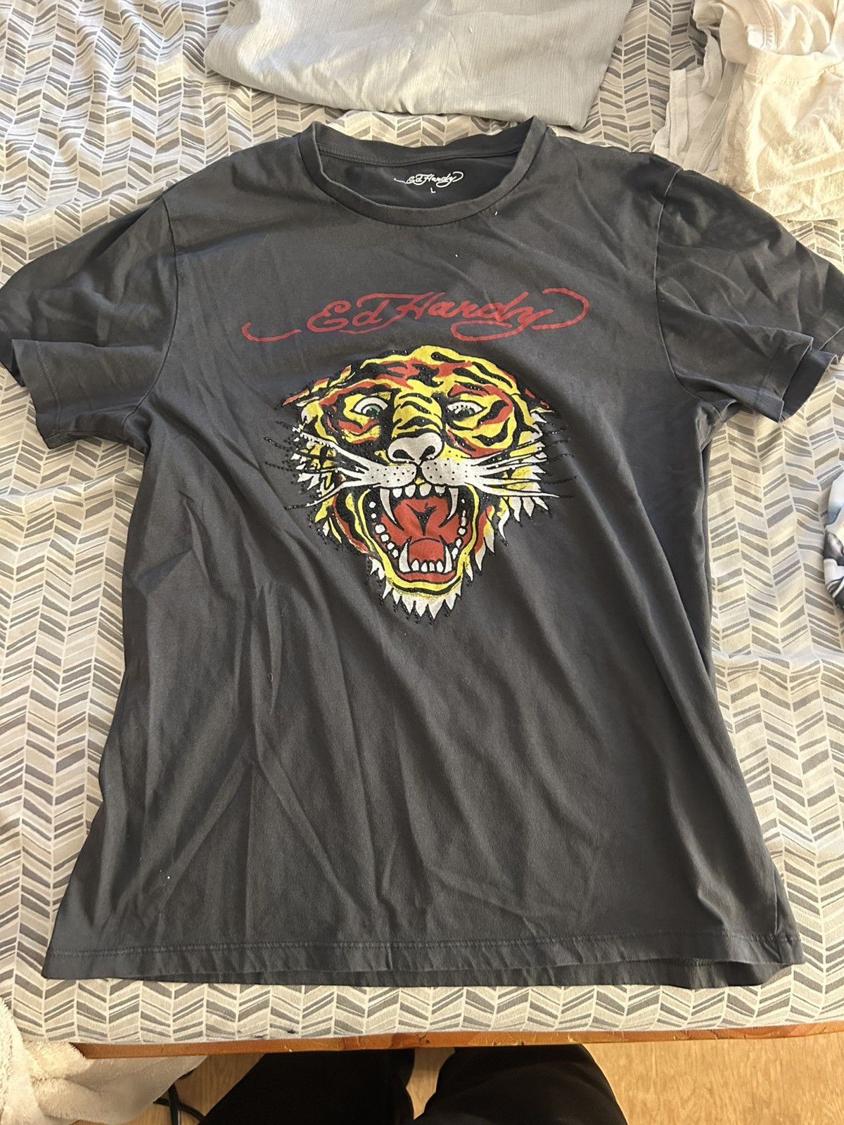 Ed Hardy Ed hardy rhinestone T-shirt Size US L / EU 52-54 / 3 - 3 Thumbnail