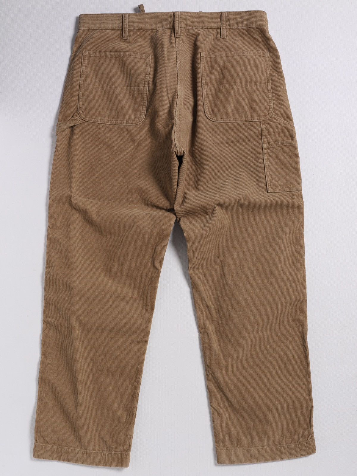 Uniqlo Uniqlo Corduroy Velvet Work Pants Trousers Carpenter Beige Size US 33 - 2 Thumbnail