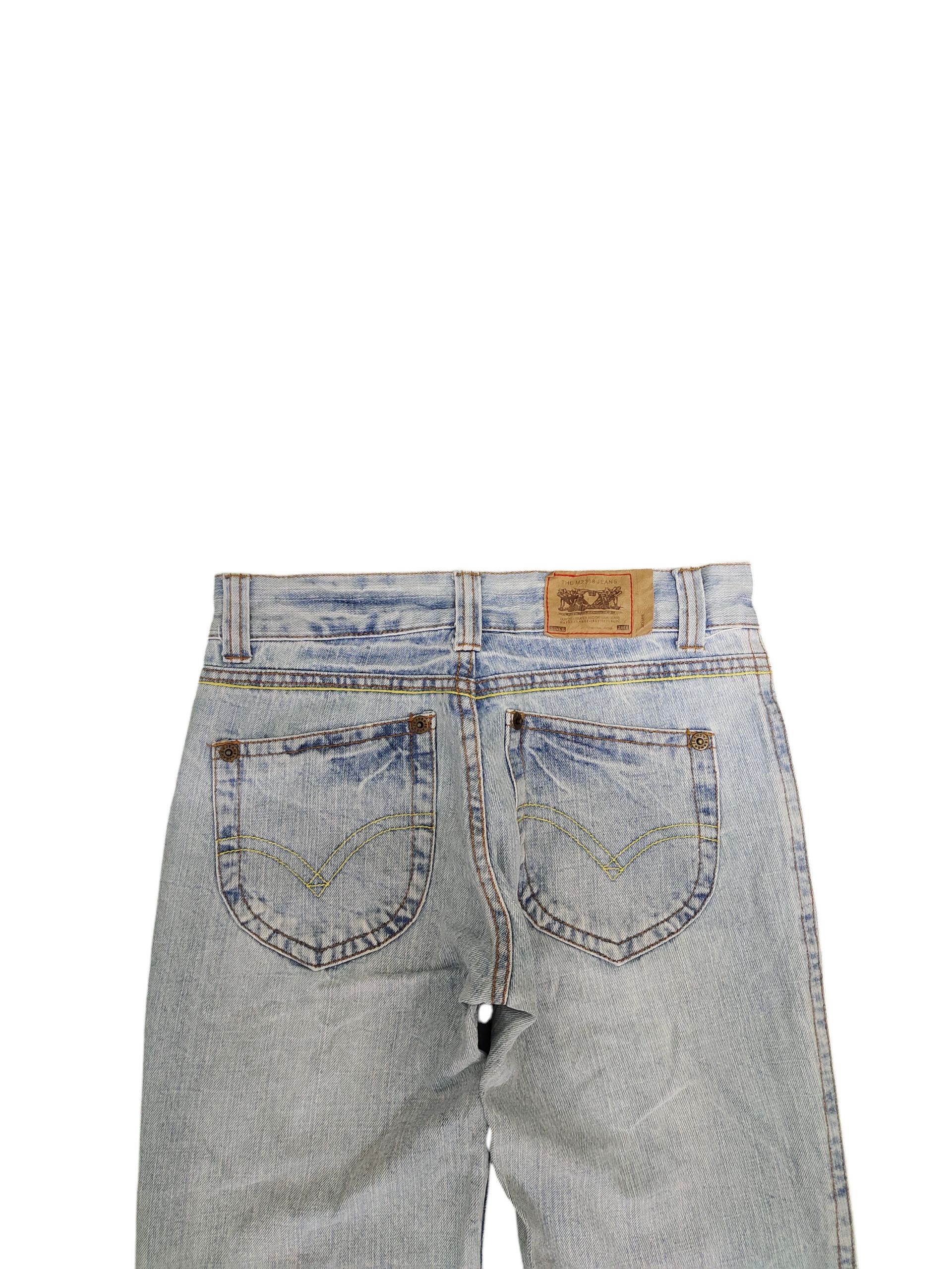 Hysteric Glamour × Undercover Japanese Brand Clef De Sol Clawmark Distress Faded Jeans Size US 29 - 9 Thumbnail
