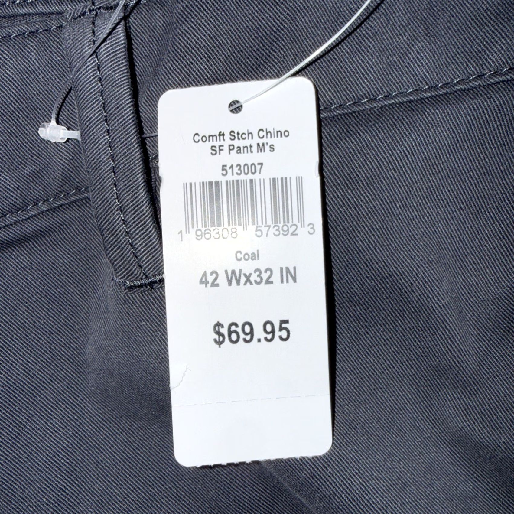 Vintage NWT L.L. Bean Black Pants Mens 42x32 Chino Regular Size 42 Black Mens Pants Size US 42 / EU 58 - 5 Thumbnail