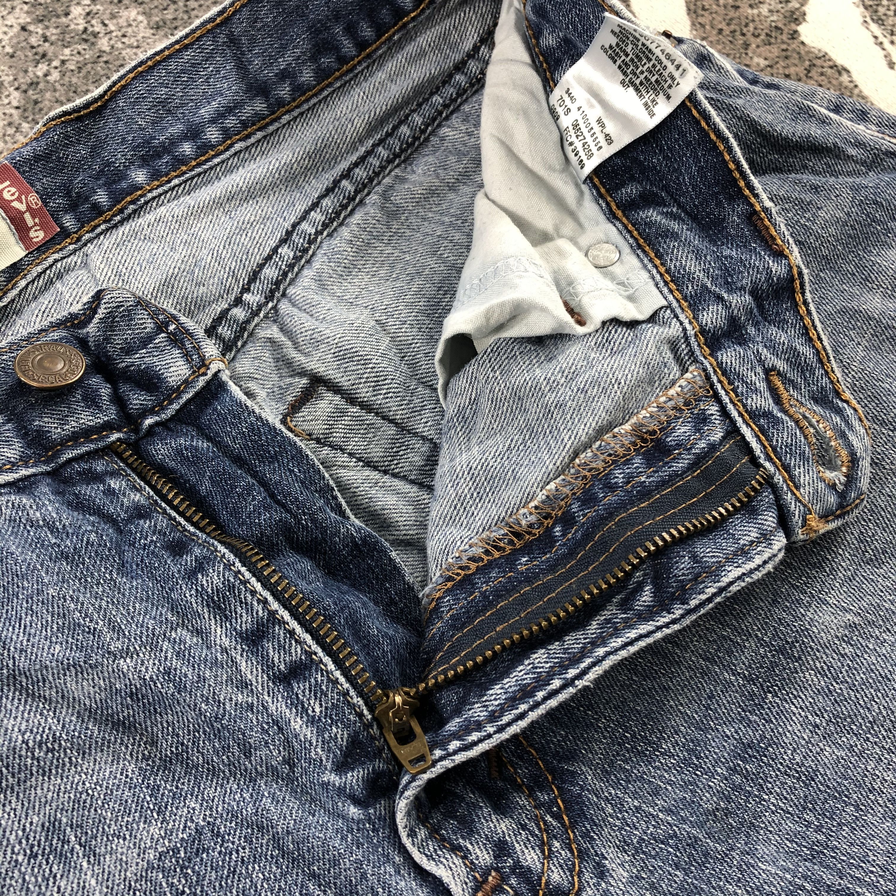Levi's Vintage Levis 527 Jeans Blue Flare Denim KJ1116 Size US 33 - 13 Thumbnail