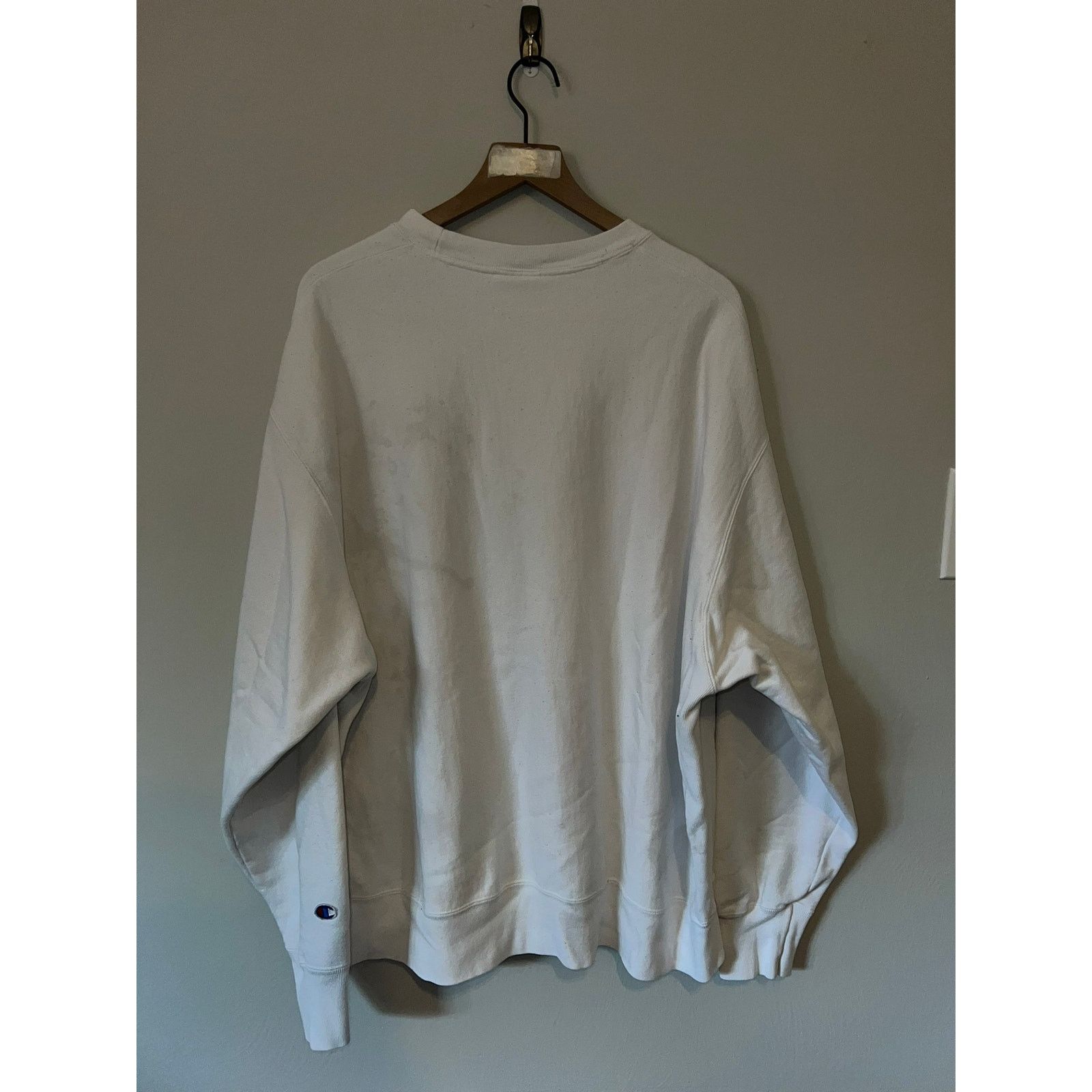 Champion Champion Reverse Weave Sweatshirt White Crewneck 2000s 3XL Size US XXL / EU 58 / 5 - 8 Thumbnail