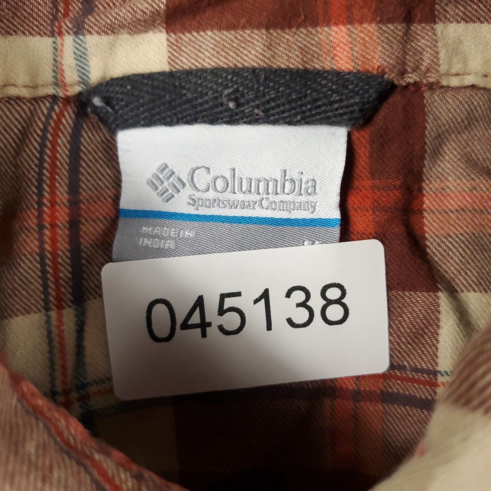 Vintage Columbia Shirt Mens Medium Brown/Orange Plaid Button-Up Long Sleeve Size US M / EU 48-50 / 2 - 7 Thumbnail