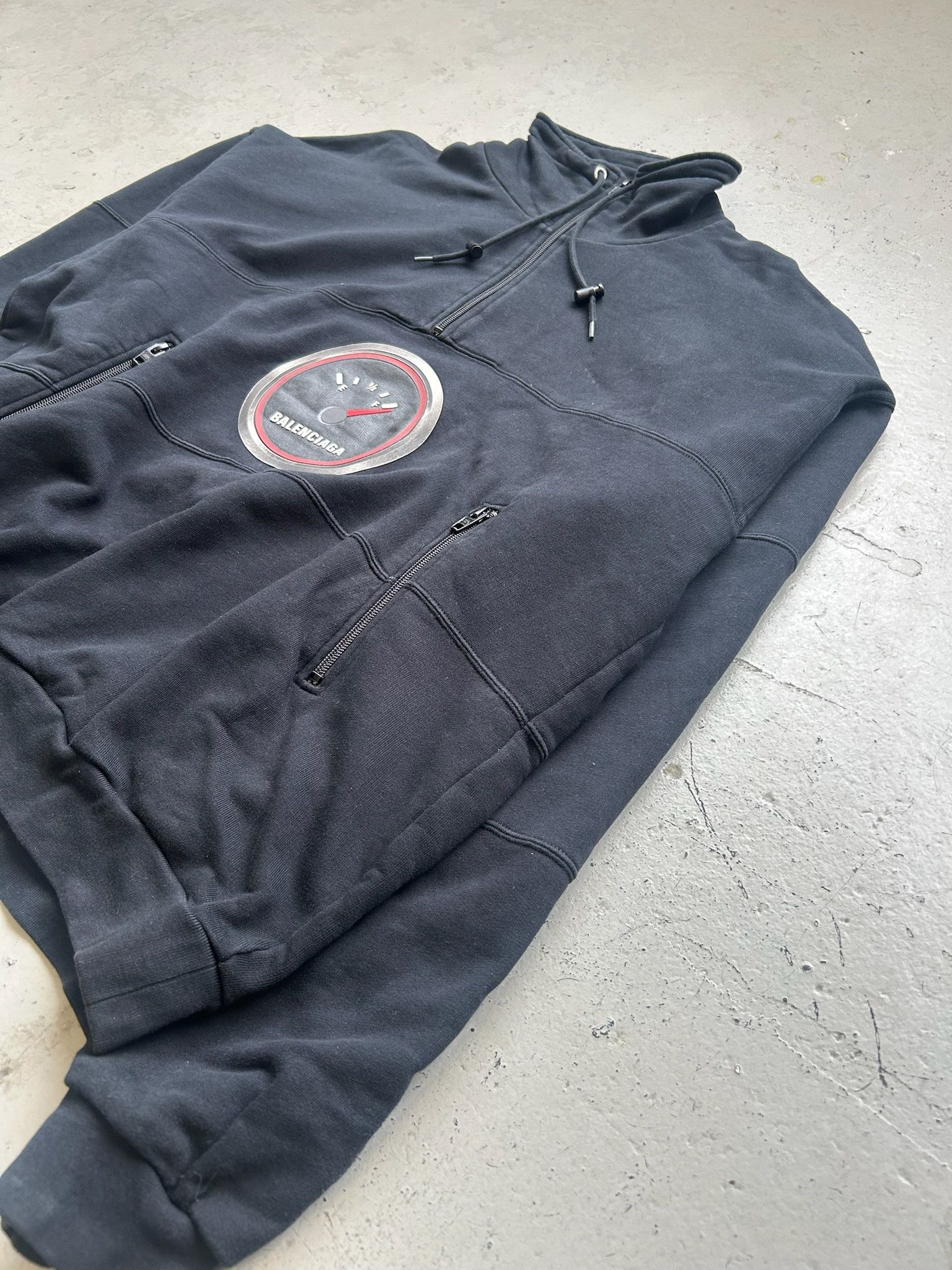 Balenciaga Balenciaga Fuel Gauge Quarter Zip Size US S / EU 44-46 / 1 - 2 Thumbnail