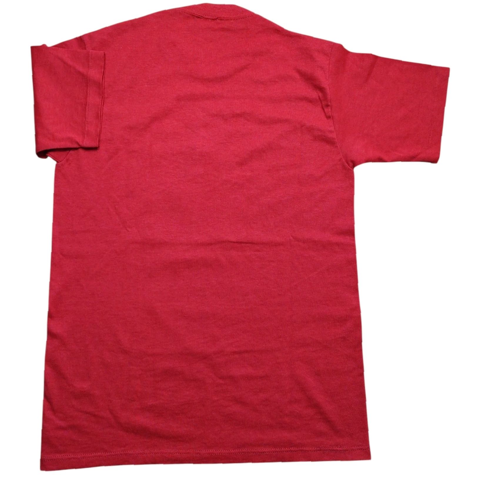 Jerzees VINTAGE The Worst Day Fishing Jerzees 1985 T-Shirt Large Retro USA Small Red Shirt Mens Regular Short Sleeve Crew Neck Logo 80s Funny Fish Retro Size US L / EU 52-54 / 3 - 2 Thumbnail