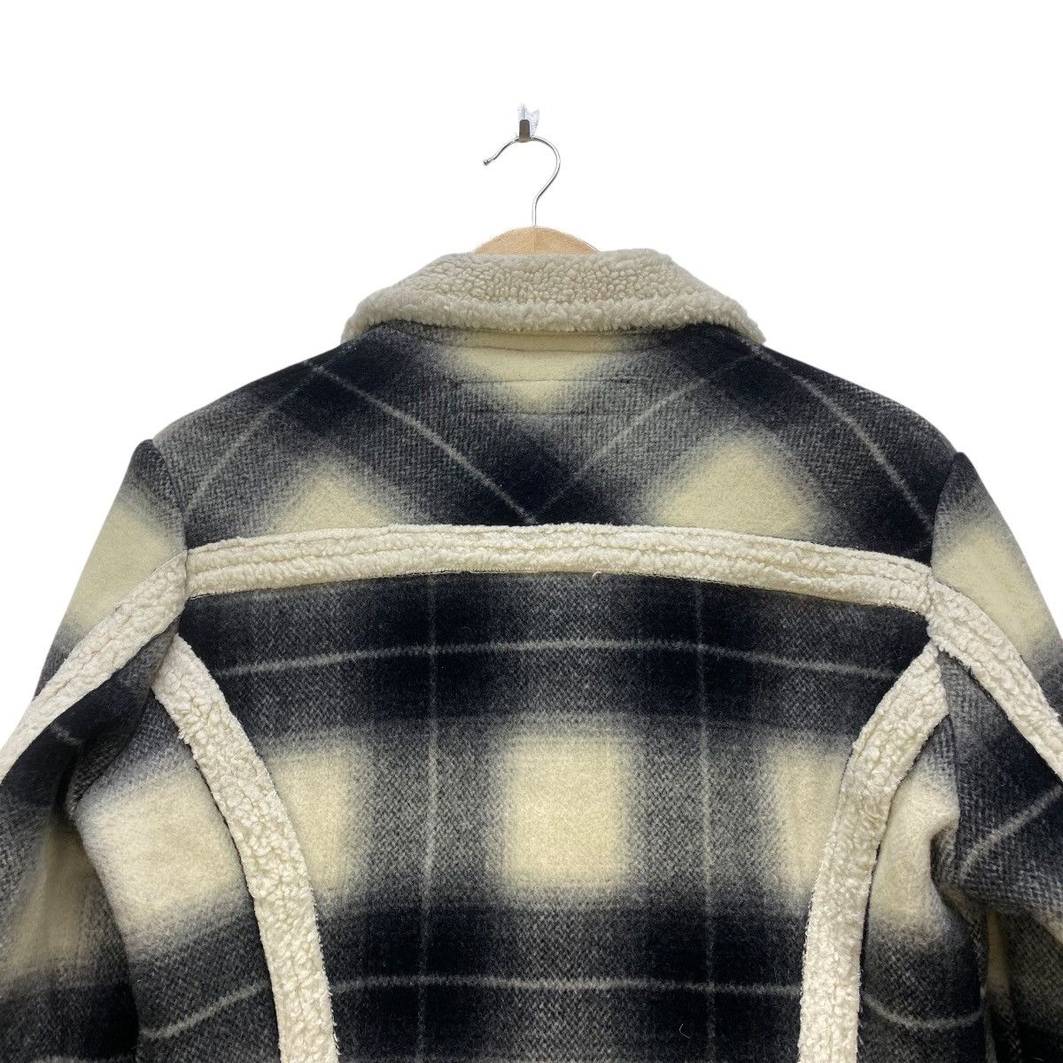 If Six Was Nine 🔥Awesome Gb Skin Plaid Tartan Shearling Jacket Size US M / EU 48-50 / 2 - 7 Thumbnail