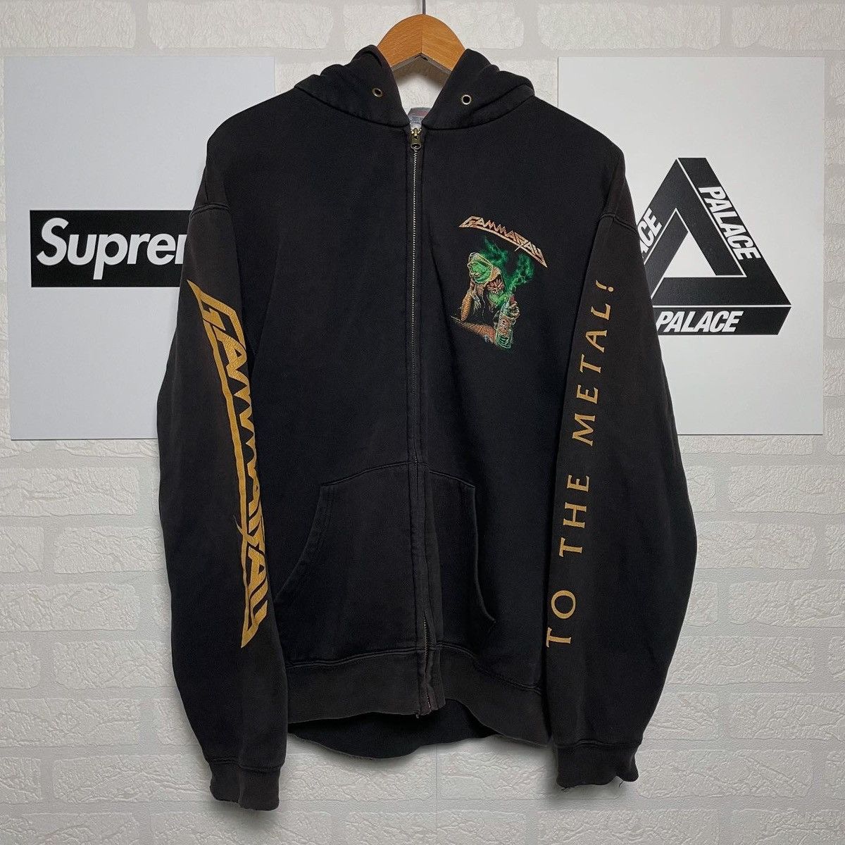 Band Tees × Vintage 90s Vintage Gamma Ray German Power Metal Band Hoodie Size US M / EU 48-50 / 2 - 1 Thumbnail