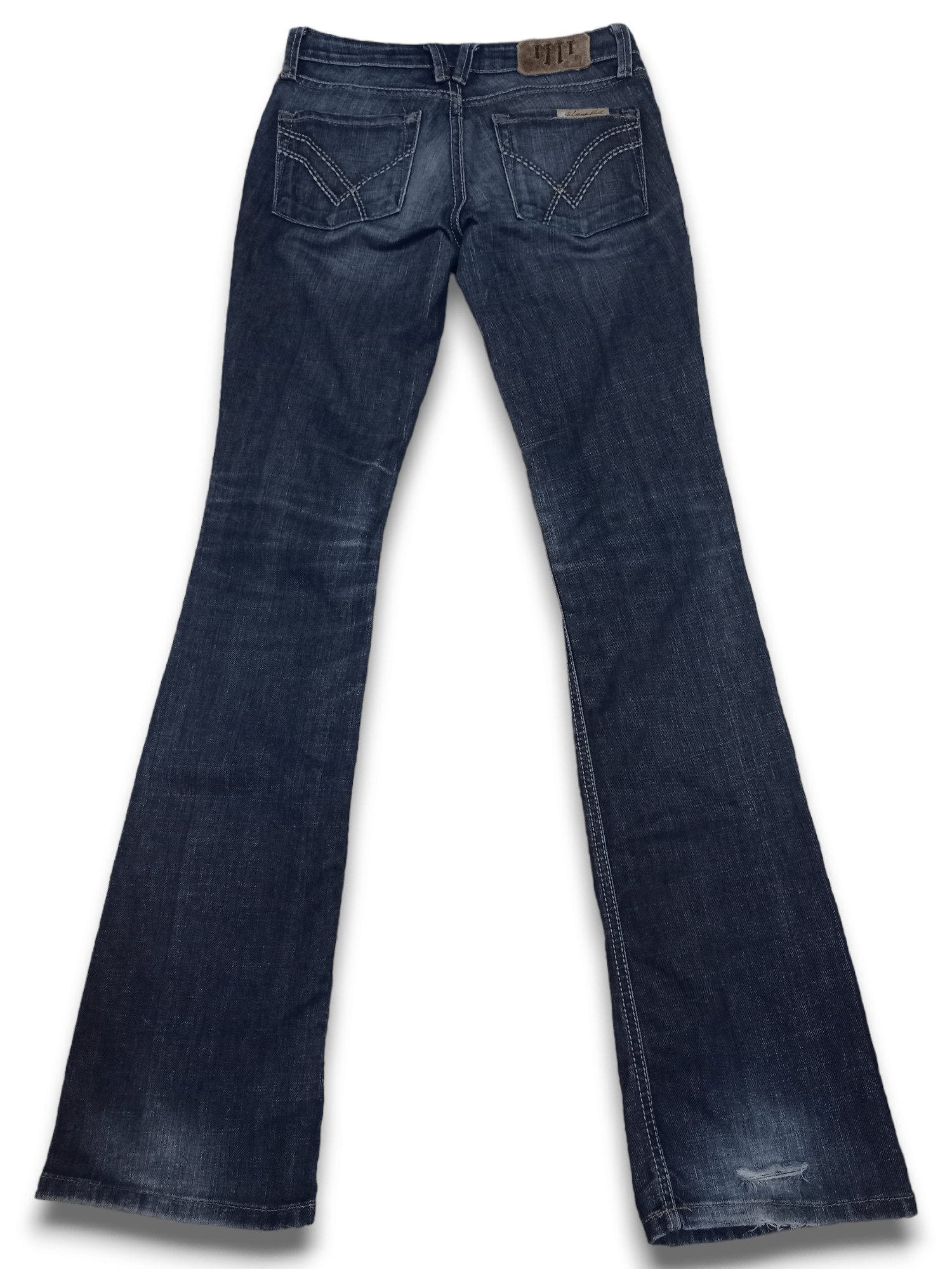 William Rast Vintage William Rast Faded Blue Wash Lean Flare Jeans 27x34 Size US 27 - 2 Thumbnail