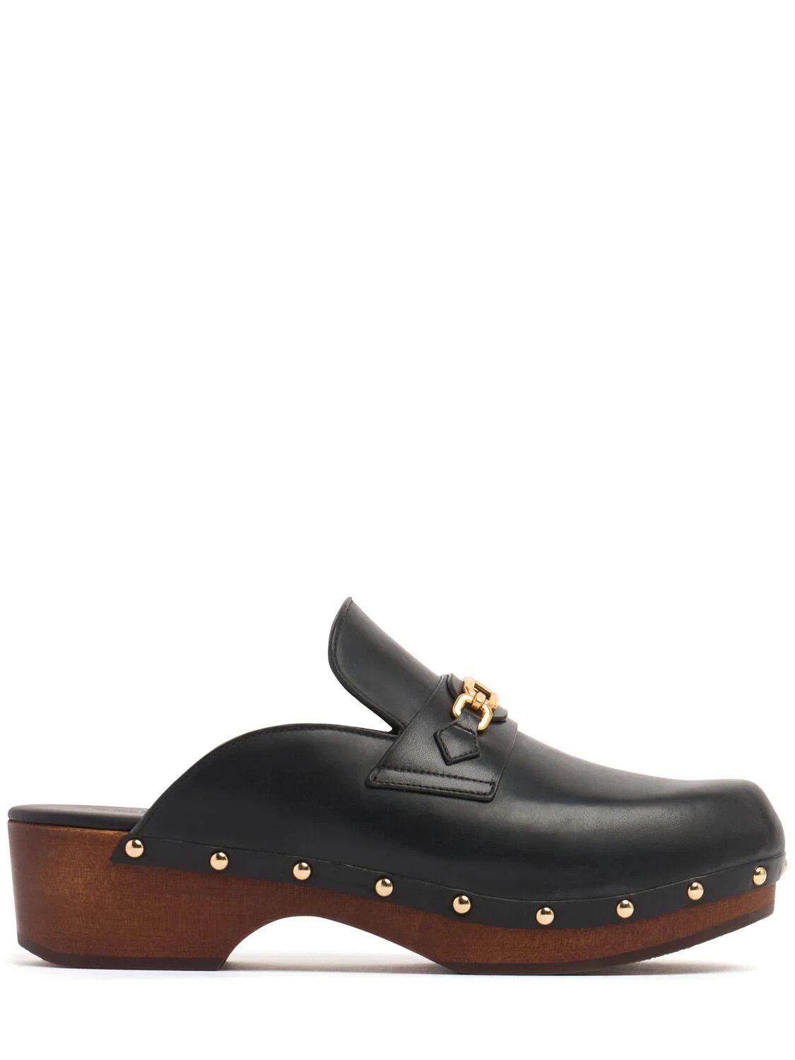 Tom Ford TOM FORD Whitney $1250 Black Leather Clogs New & Authentic Size US 7 / IT 37 - 1 Thumbnail
