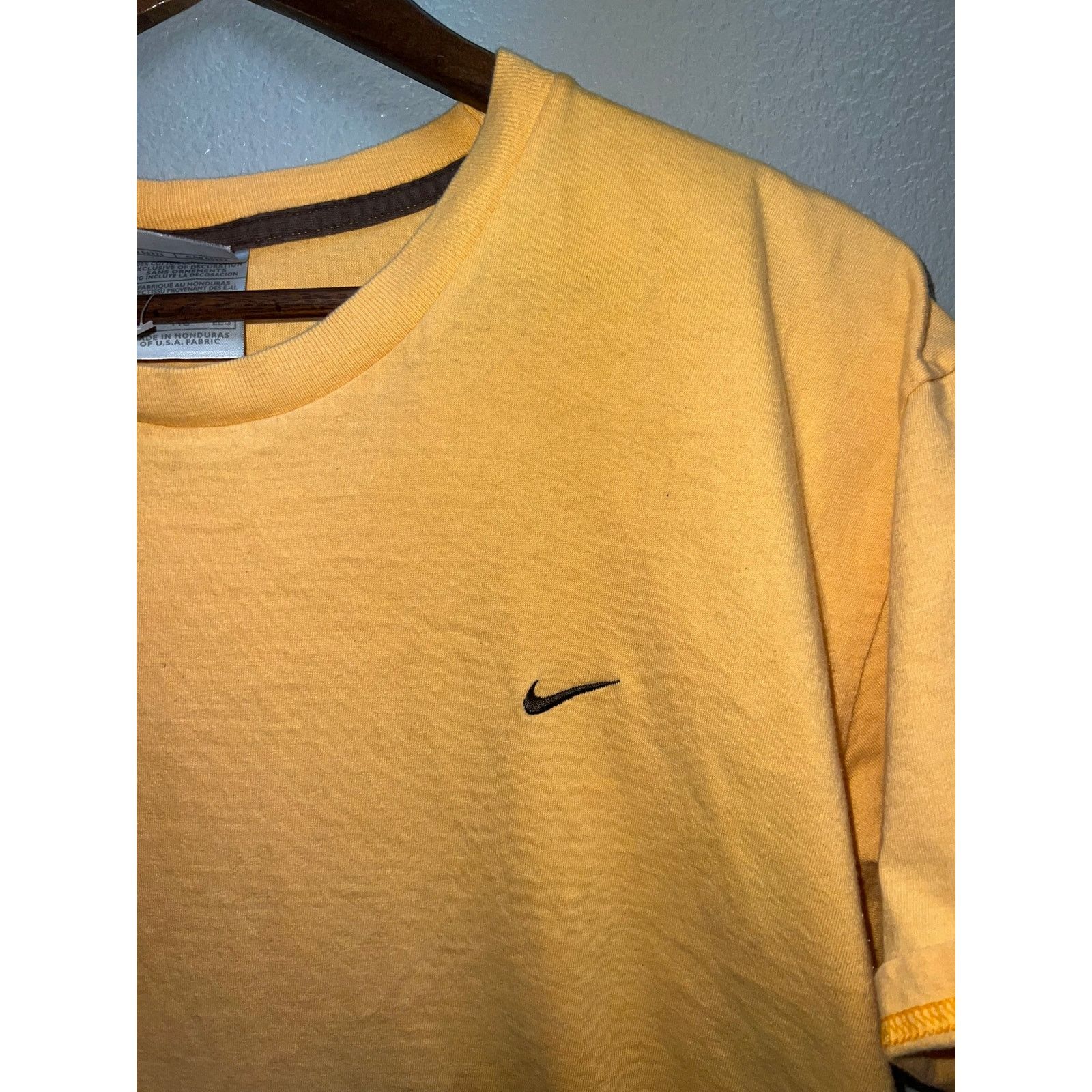 Nike Y2K Nike Peach Shirt Swoosh Embroidery Essential XL Size US XL / EU 56 / 4 - 5 Thumbnail