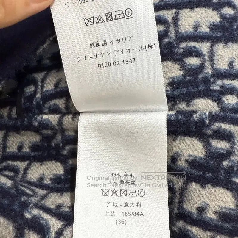 Dior Dior Women's Wool Coat in Navy Blue . Size M / US 6-8 / IT 42-44 - 5 Thumbnail