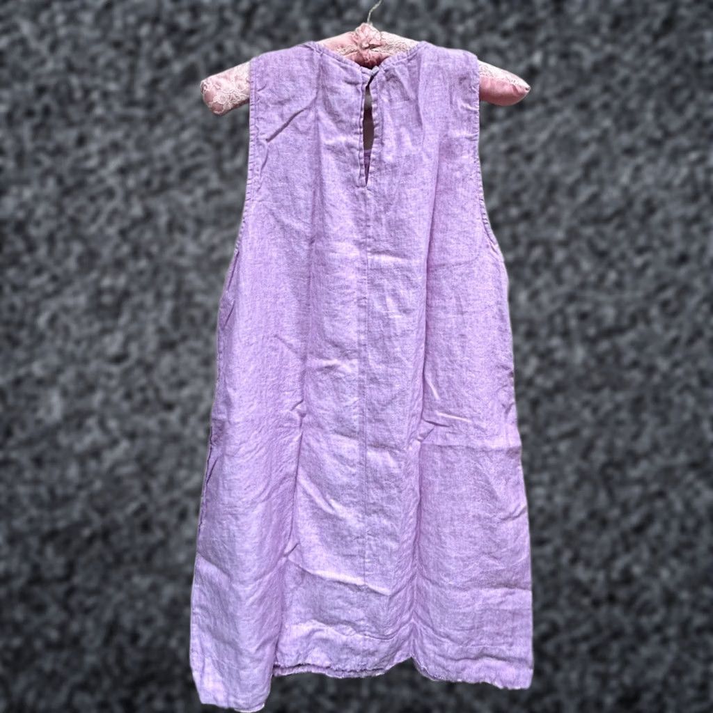 Charter Club Charter Club Women Shift Dress Sleeveless Linen Round Neck PXL Light Purple Size XL / US 12-14 / IT 48-50 - 1 Thumbnail