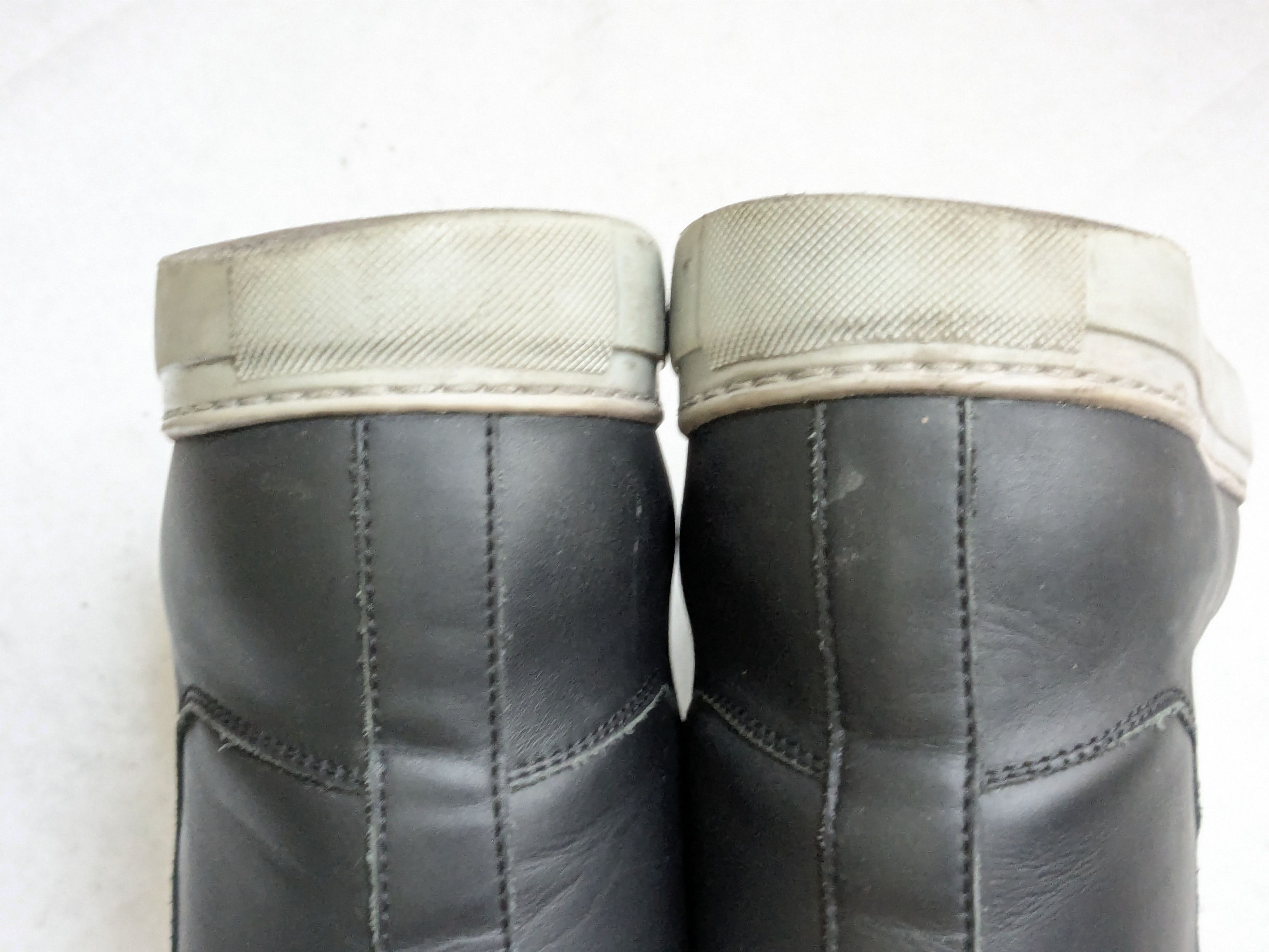 Balenciaga Balenciaga Arena Sneakers Black Gray 13 High Tops Leather Size US 13 / EU 46 - 11 Thumbnail