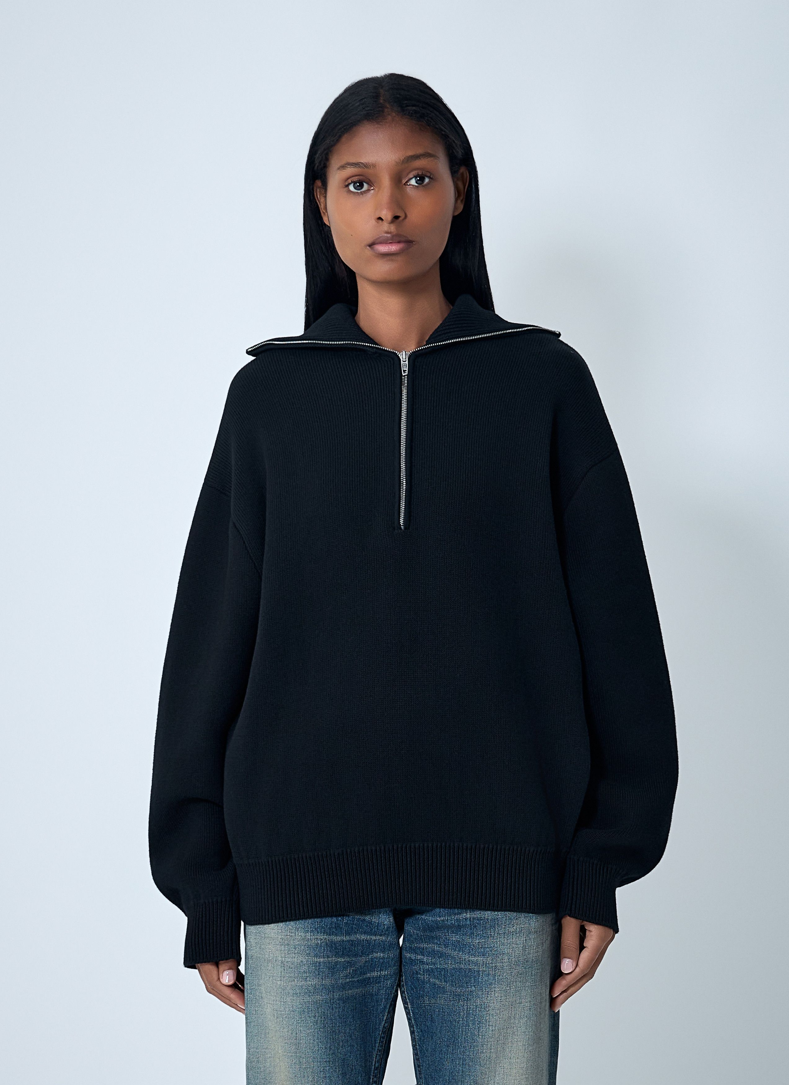 Balenciaga Zip-Up Sweater Size S / US 4 / IT 40 - 1 Thumbnail