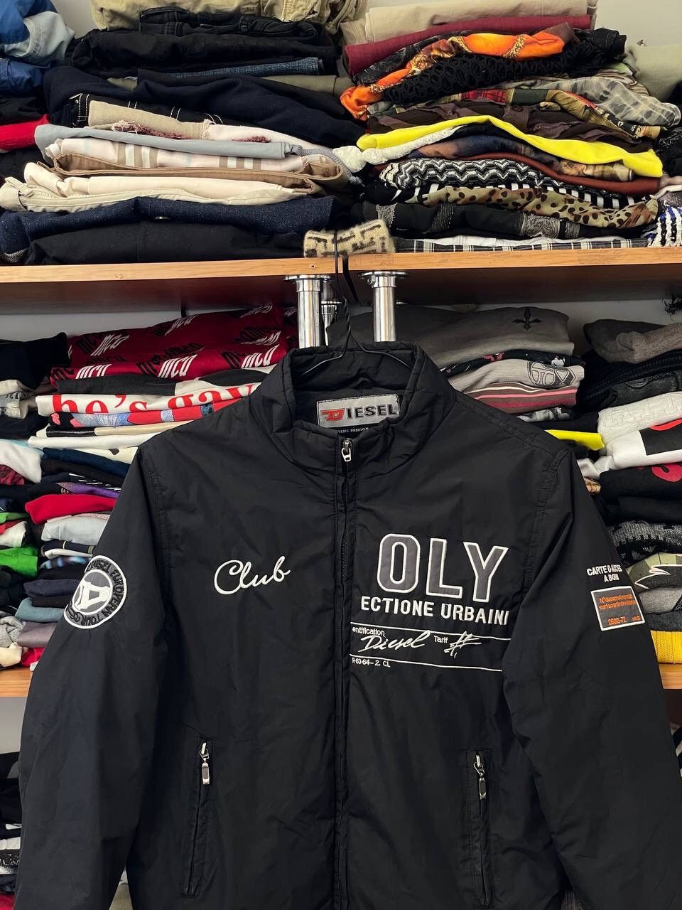 Diesel × Vintage Diesel Vintage Y2K Bomber Nylon Jacket Size M / US 6-8 / IT 42-44 - 5 Thumbnail