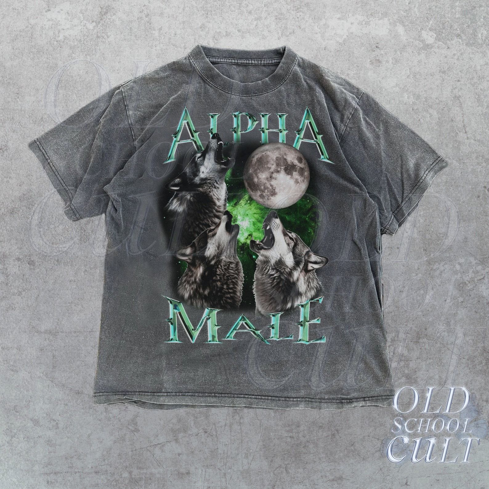 The Unbranded Brand Alpha Male Vintage Graphic T-Shirt Size US M / EU 48-50 / 2 - 1 Thumbnail
