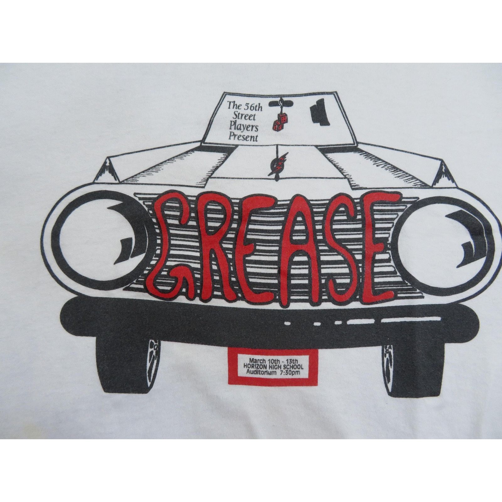Other Grease Movie Play 50/50 White T-Shirt Sz L 1990s Size US L / EU 52-54 / 3 - 2 Thumbnail