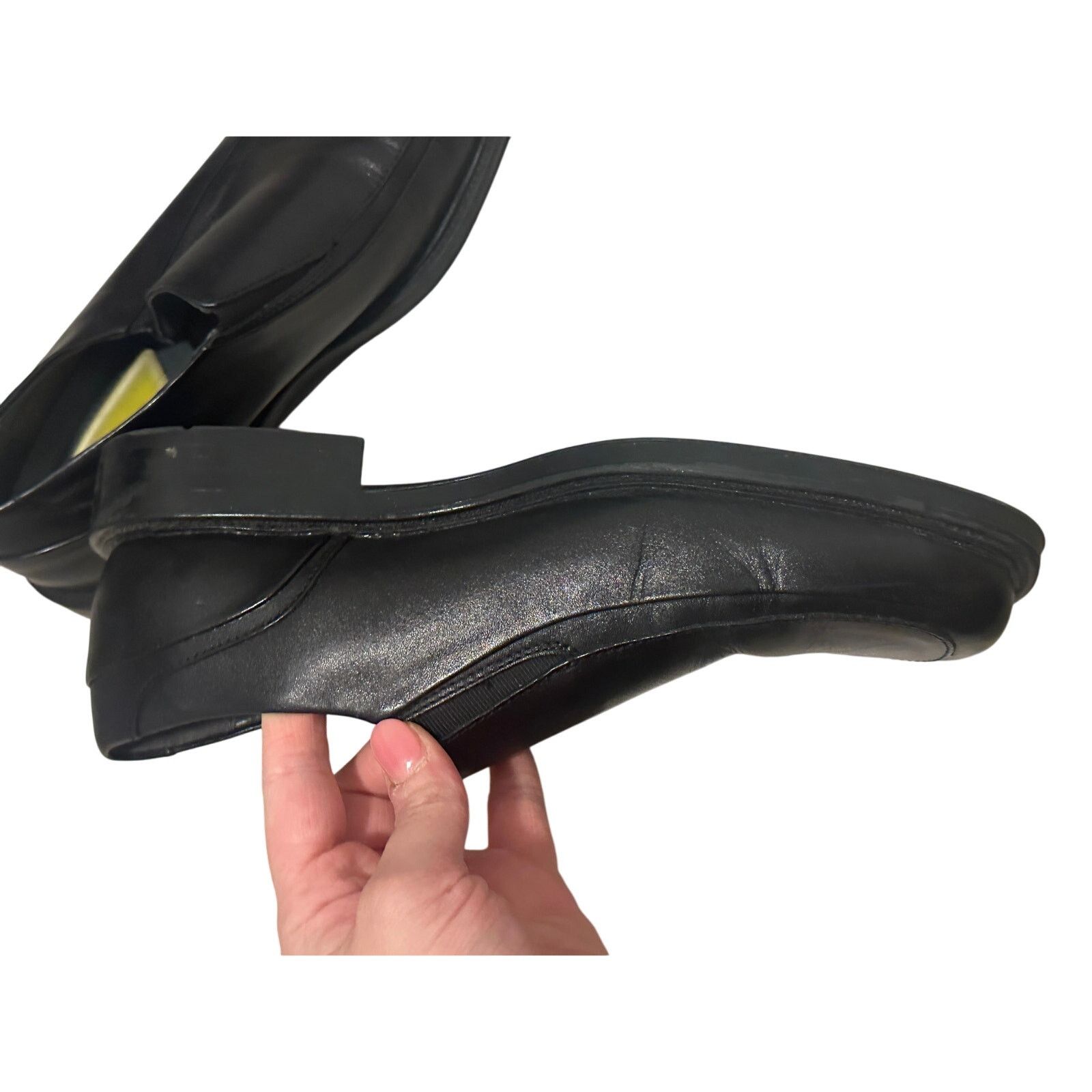 Dockers Dockers Black Slip On Synthetic Leather Round Toe Dress Shoe Size US 8 / EU 41 - 9 Thumbnail