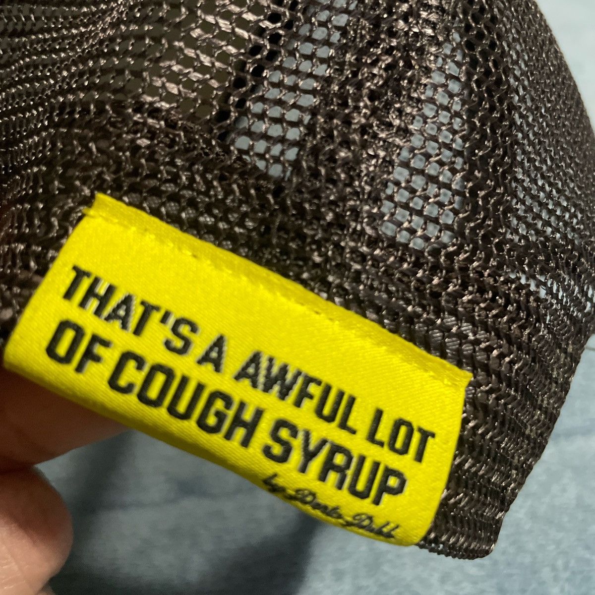 Awful Lot of Cough Syrup Awful lot of Cough Syrup Trucker Hat Size ONE SIZE - 2 Thumbnail