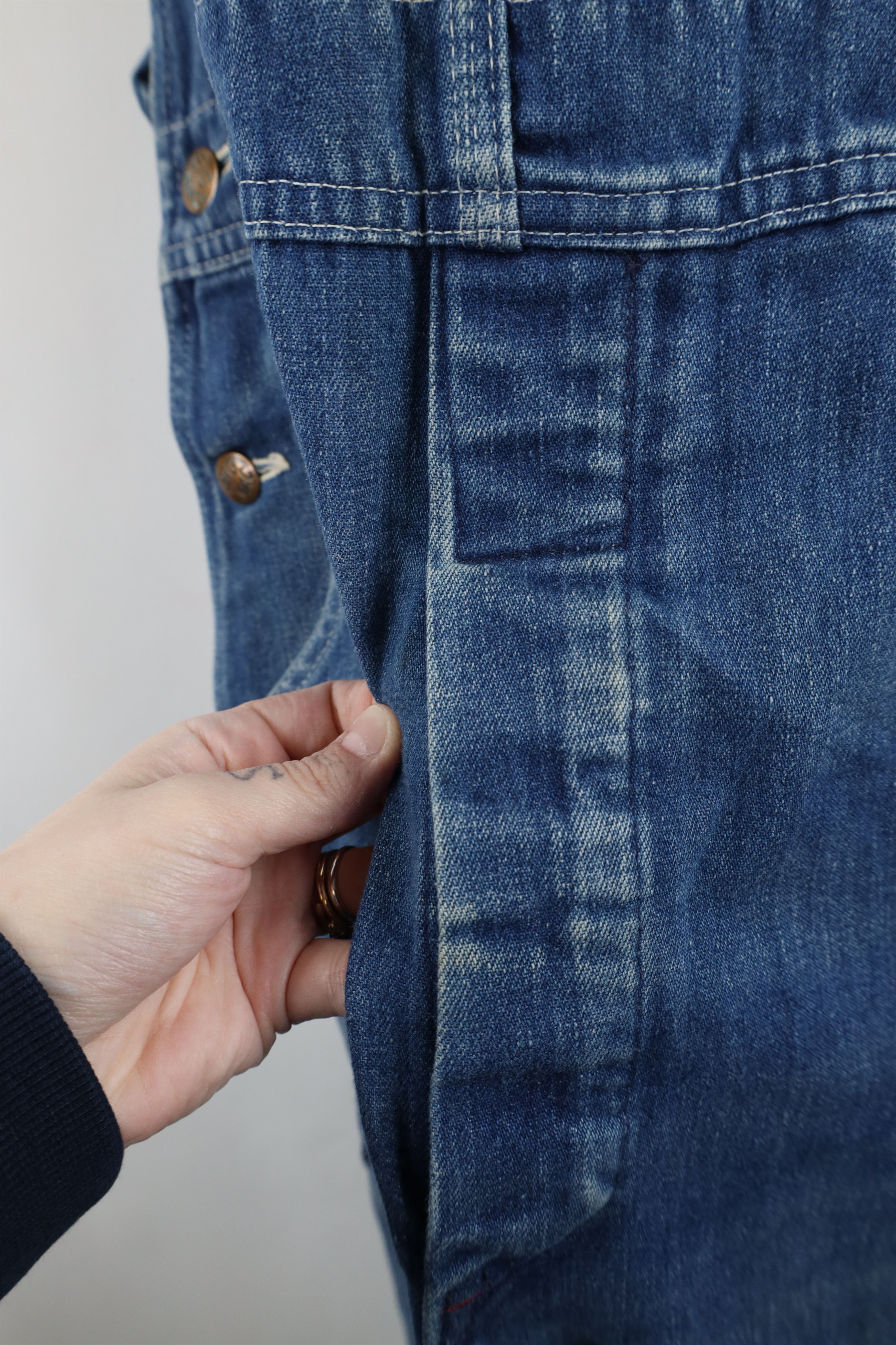 Big Mac × Vintage Vintage 60s Big Mac Distressed Square Bak Overalls Size US 30 / EU 46 - 7 Thumbnail