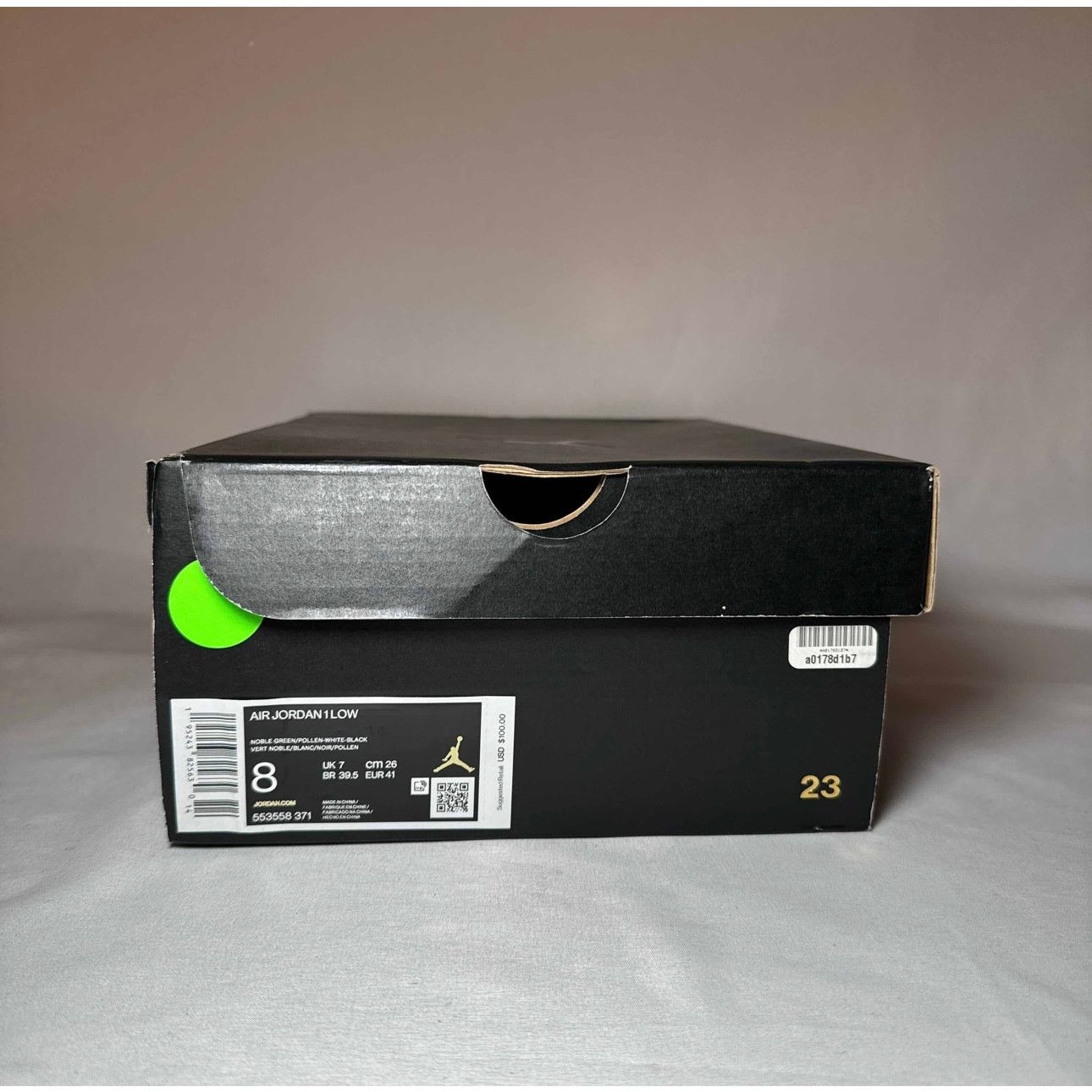 Jordan Brand × Nike Size 8 Nike Air Jordan 1 Low Green Toe Men's Shoes Ships Now Size US 8 / EU 41 - 9 Thumbnail