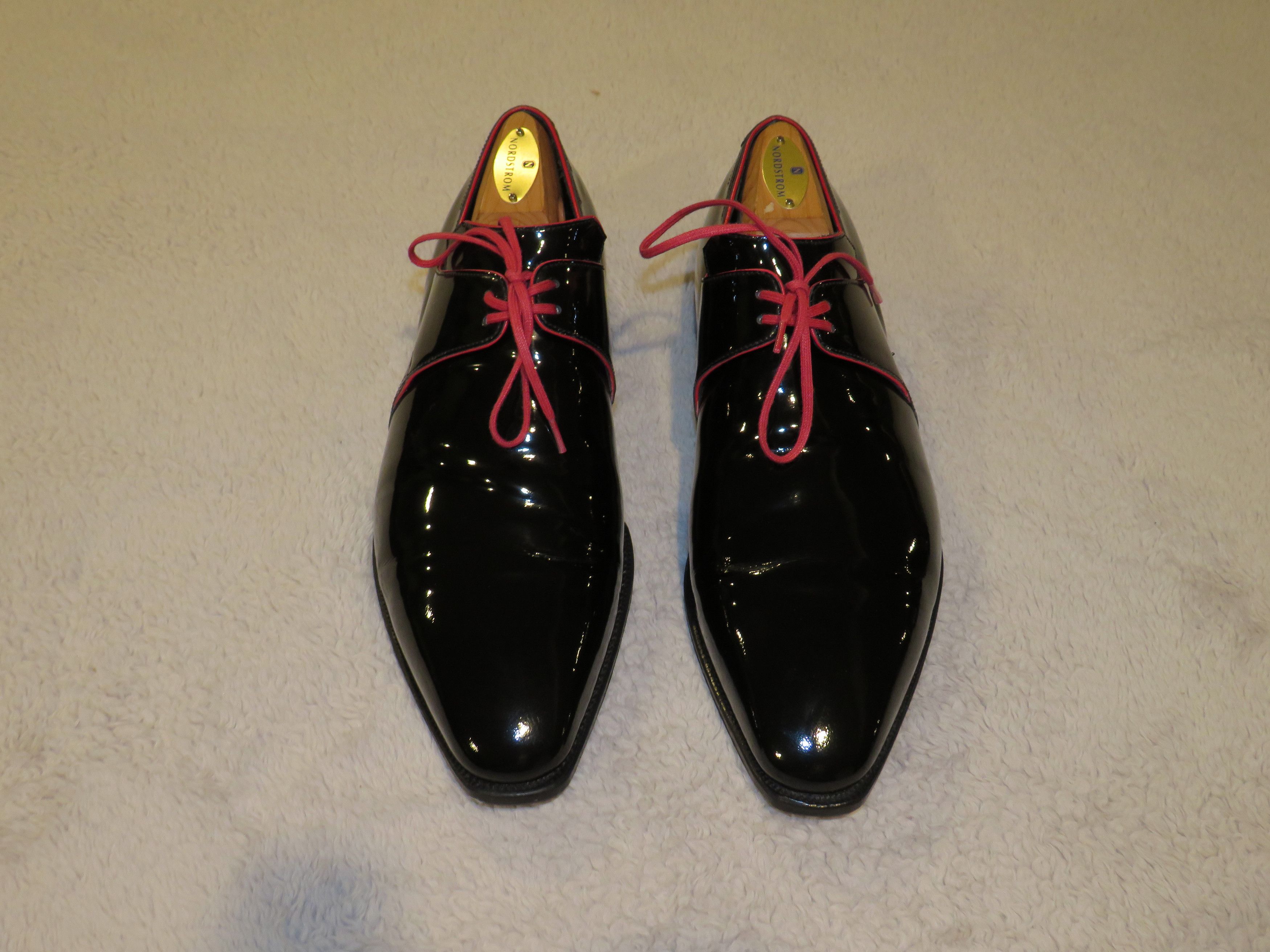 Corthay Arca Black Patent Leather Two Eyelet Derby 7.5 Size US 7.5 / EU 40-41 - 1 Thumbnail