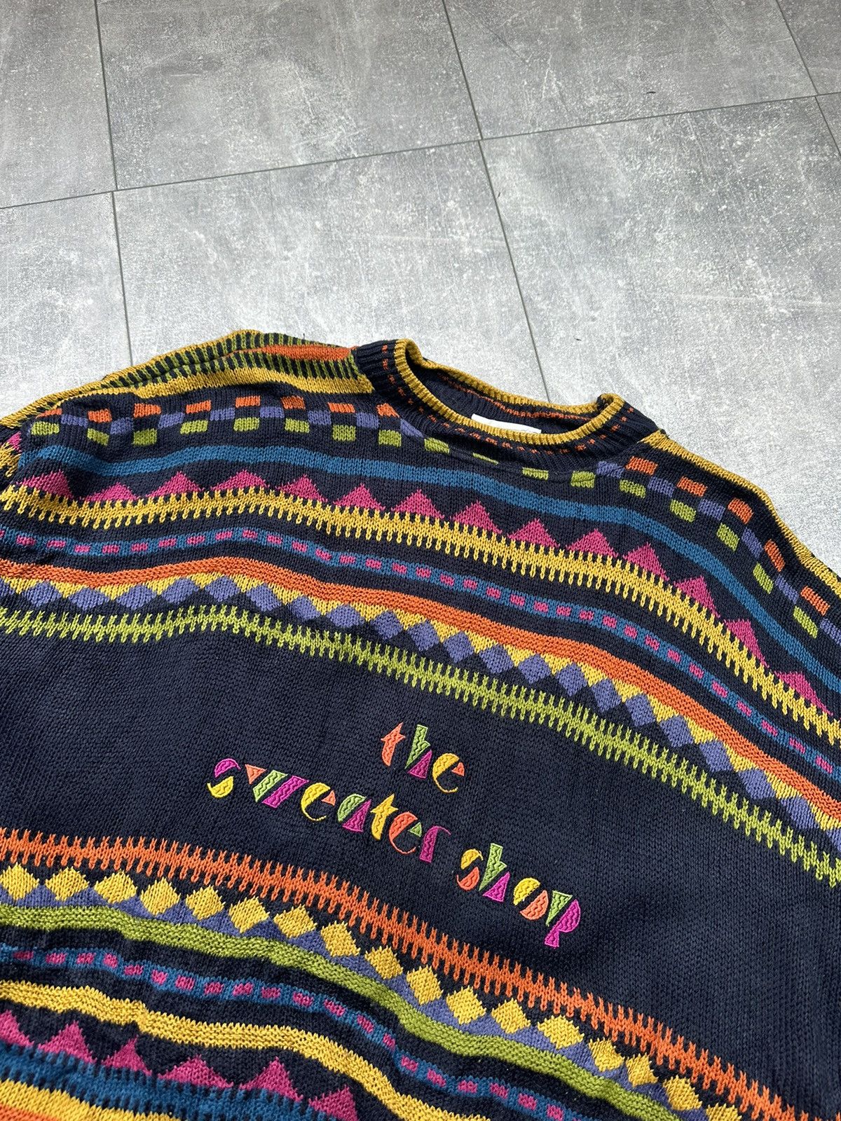 Aran Sweater Market Vintage Rare The Sweater Shop Googi Style Size US XL / EU 56 / 4 - 3 Thumbnail