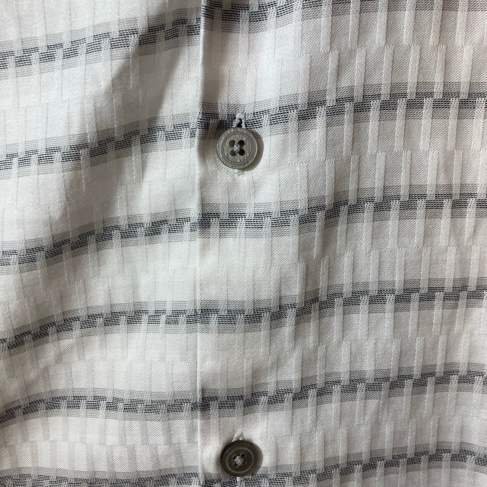 Alfani Alfani Men’s Striped Plaid Button Up Short Sleeve Shirt Size US XL / EU 56 / 4 - 8 Thumbnail