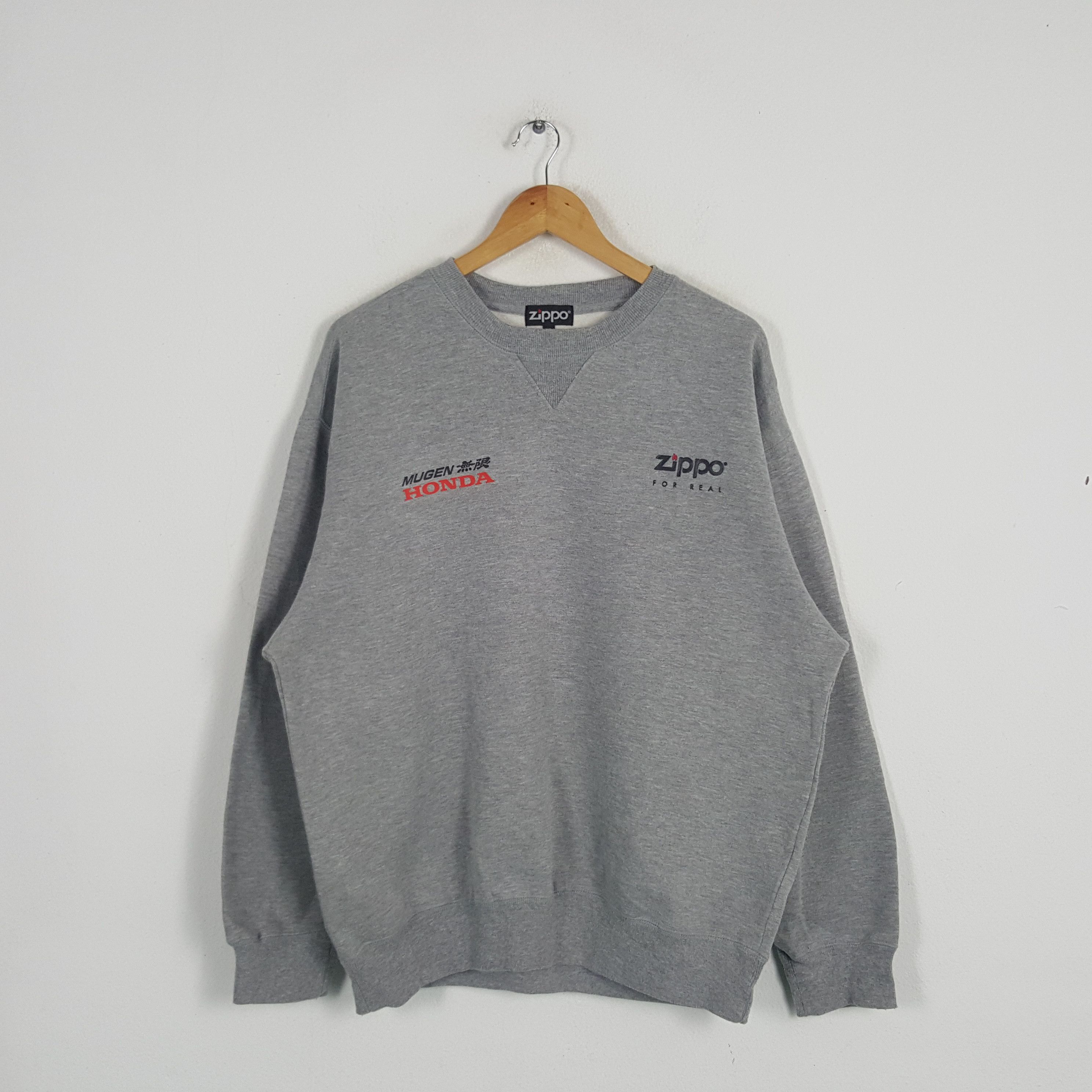 Zippo Vintage Zippo X Mugen Honda Racing Custom Sweatshirt C247N15 Size US L / EU 52-54 / 3 - 3 Thumbnail