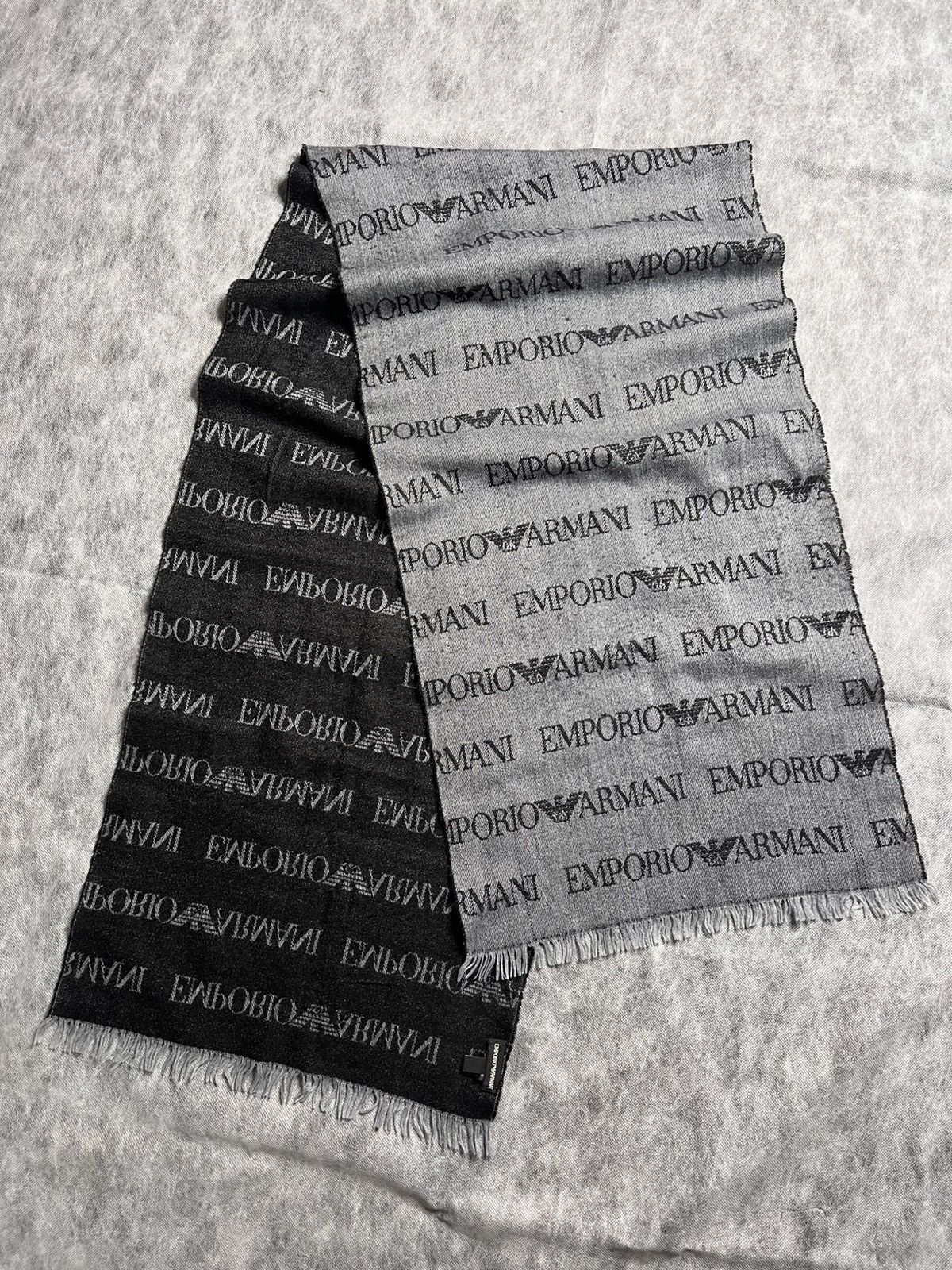 Emporio Armani Emporio Armani Monogram Scarf Size ONE SIZE - 1 Thumbnail