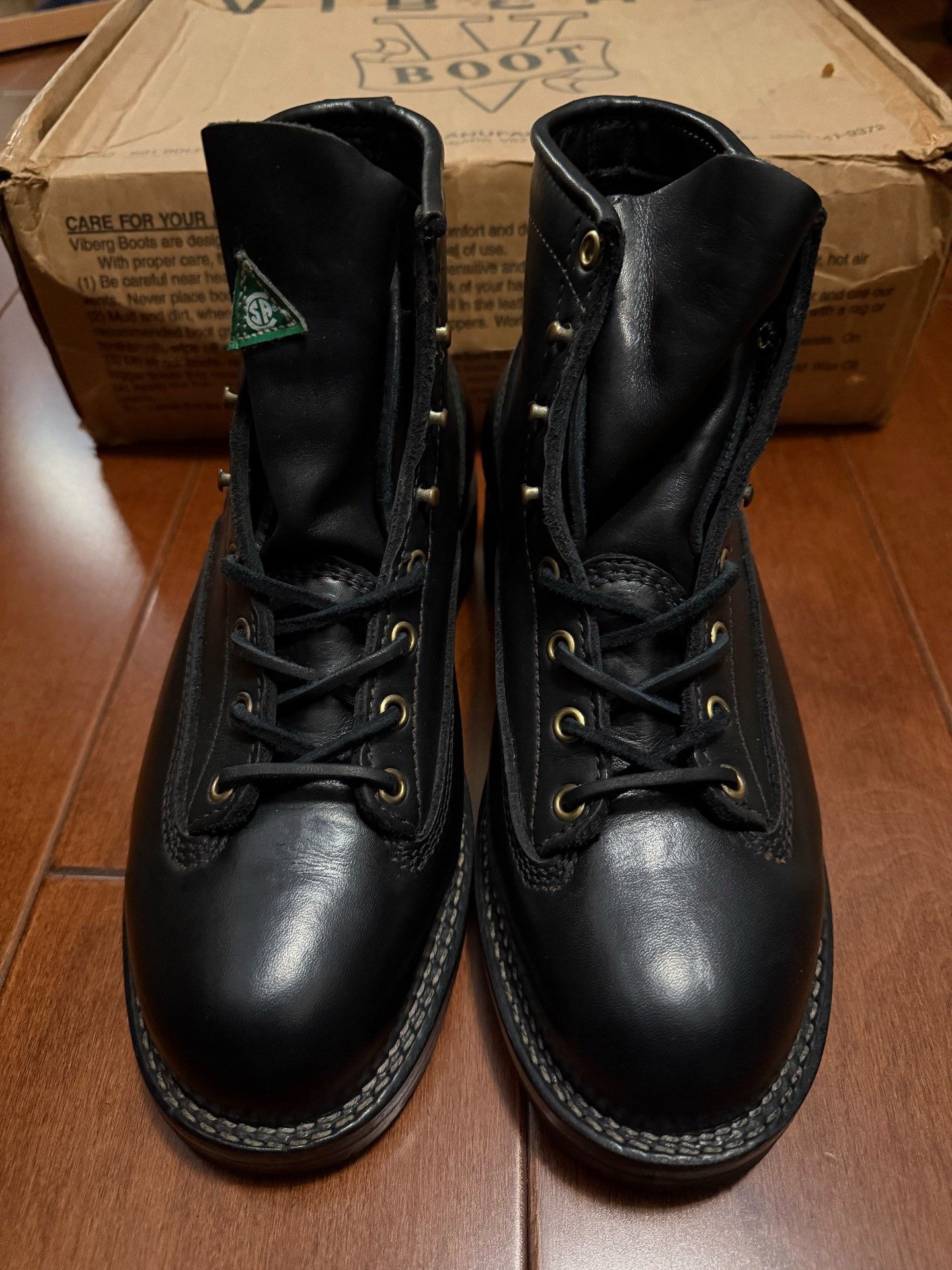 Viberg VIBERG Black Work Hiking Boots Size US 8.5 / EU 41-42 - 1 Thumbnail