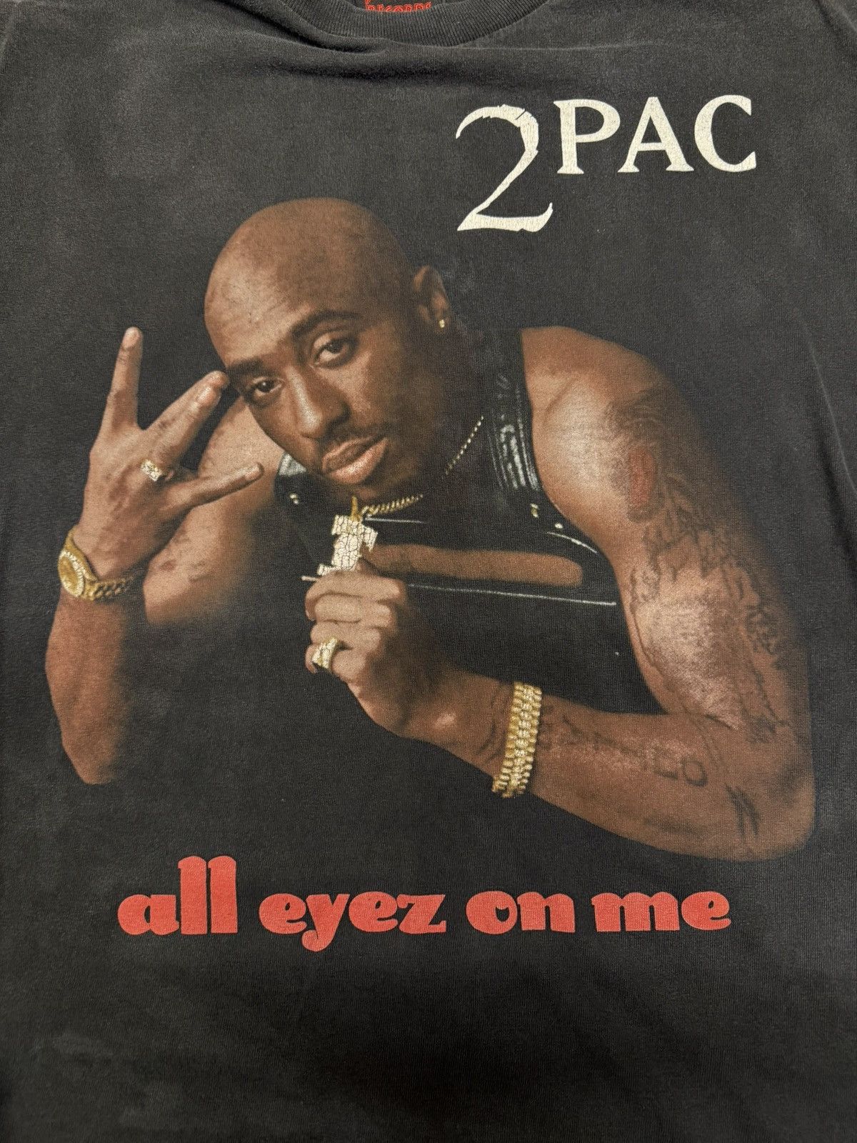 Death Row Records Y2k Tupac Shakur “All Eyez On Me” Death Row Records Tee Size US L / EU 52-54 / 3 - 2 Thumbnail