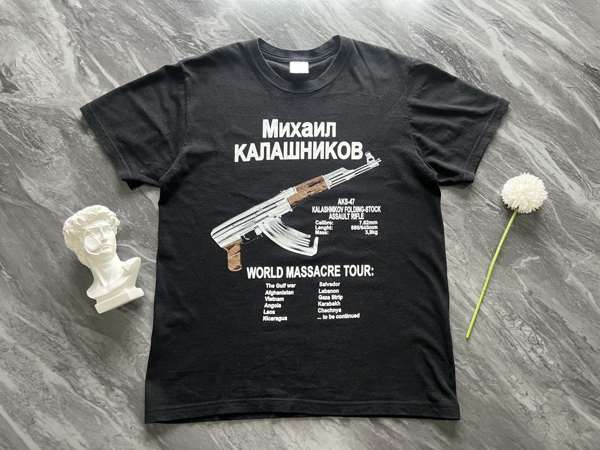 Other Михаил КАЛАШНИКОВ : AK47 Assault Rifle Tour Size US S / EU 44-46 / 1 - 3 Thumbnail