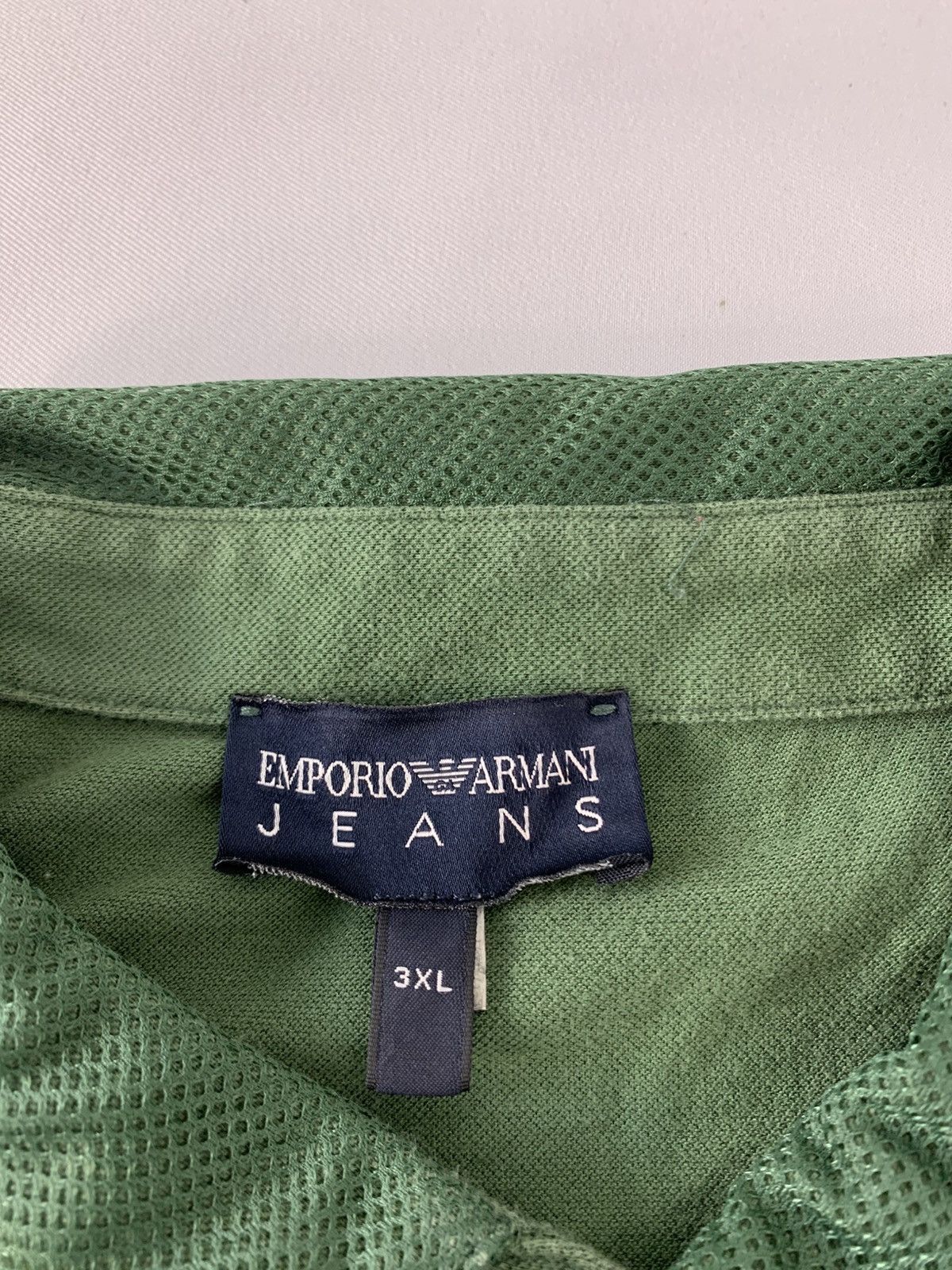 Emporio Armani Hype Emporio Armani Jeans Plain Minimalist Embroidery Polo Size US XL / EU 56 / 4 - 5 Thumbnail