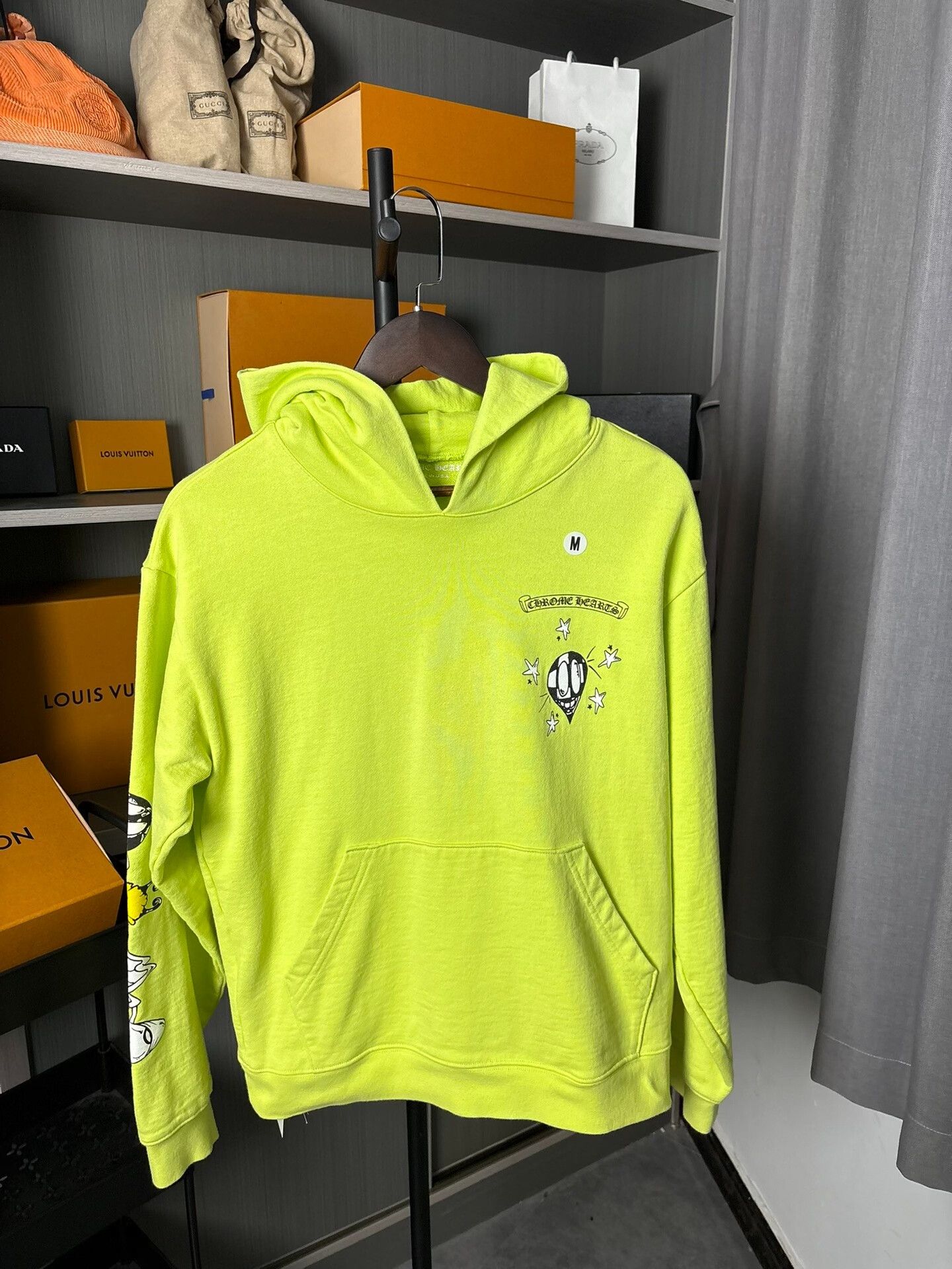 Chrome Hearts Chrome Hearts Yellow Hoodie M Men Size US M / EU 48-50 / 2 - 1 Thumbnail