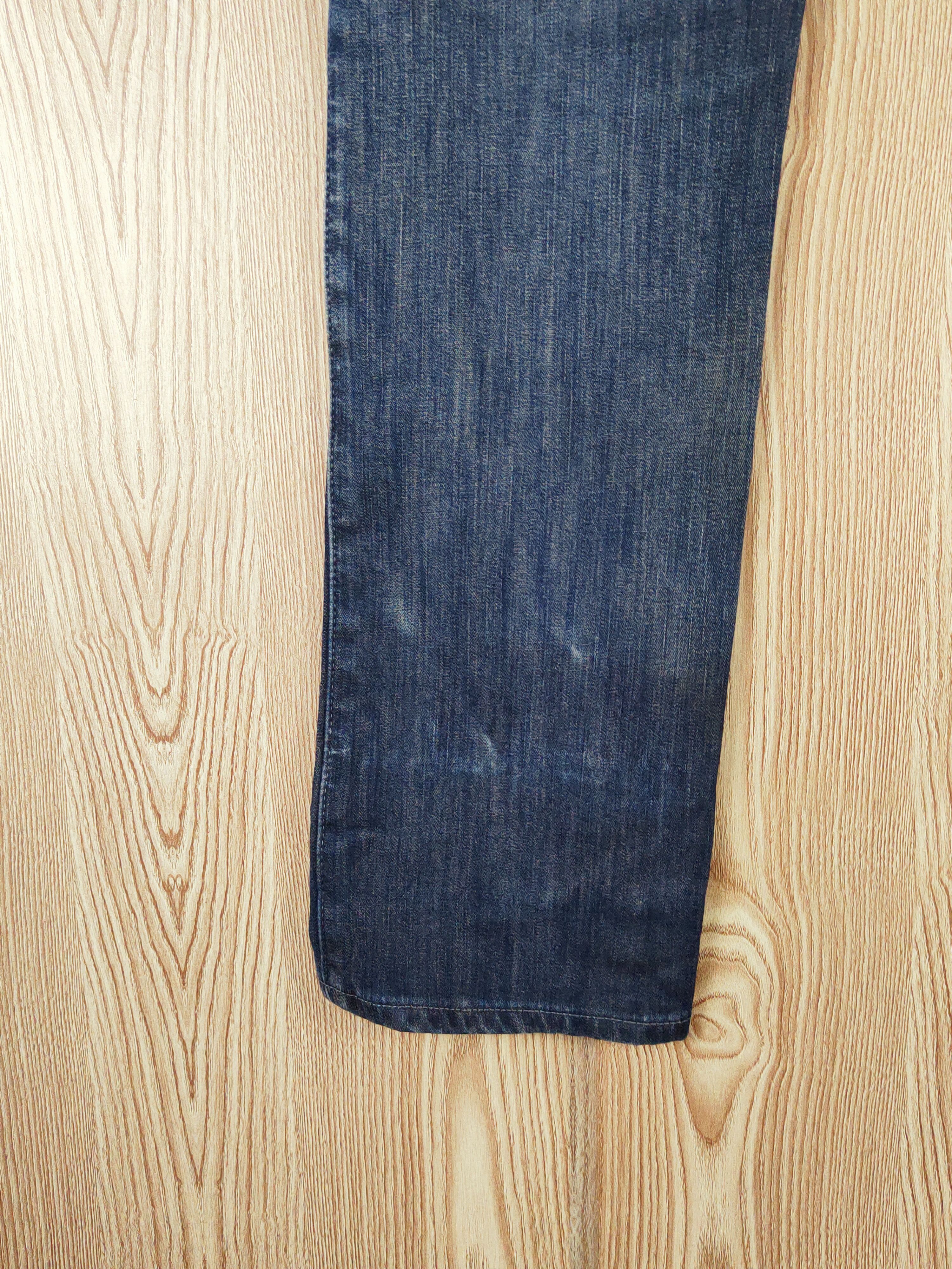 Edwin Edwin Dark Blue Distressed Ripped Jeans #W698 Size US 35 - 13 Thumbnail