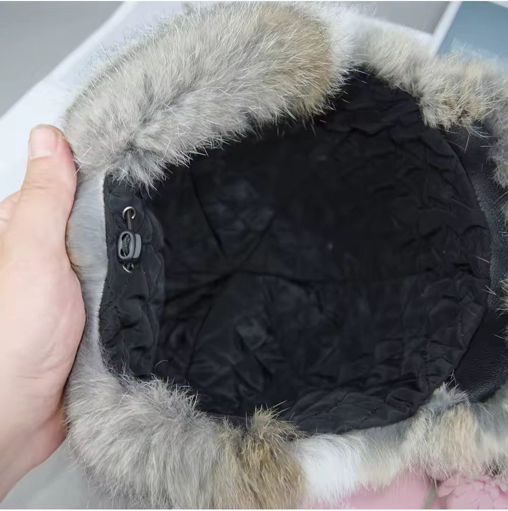 Japanese Brand Aesthetic Rabbit Fur Hat Unisex Size ONE SIZE - 7 Thumbnail